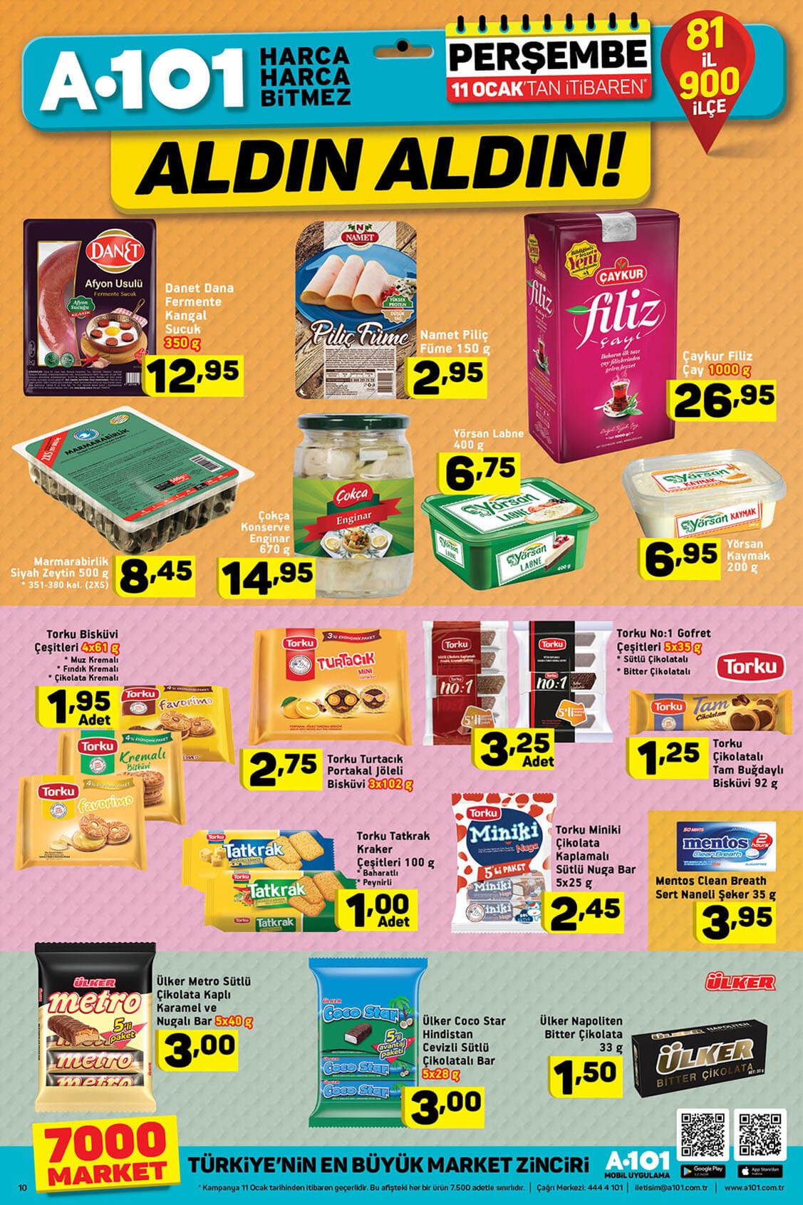A101 11-12 Ocak 2018 aktüel indirimli güncel ürün broşürü kataloğu