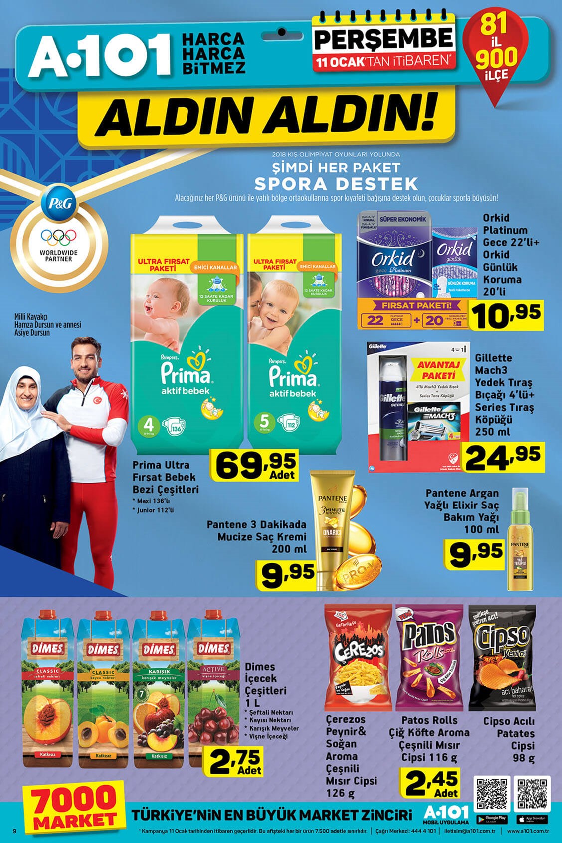 A101 11-12 Ocak 2018 aktüel indirimli güncel ürün broşürü kataloğu
