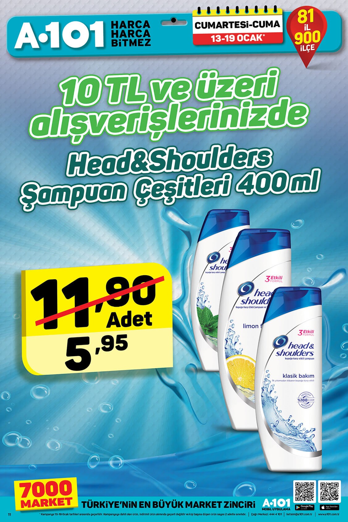 A101 aktüel 13-19 Ocak 2018 indirimli güncel ürün broşürü kataloğu