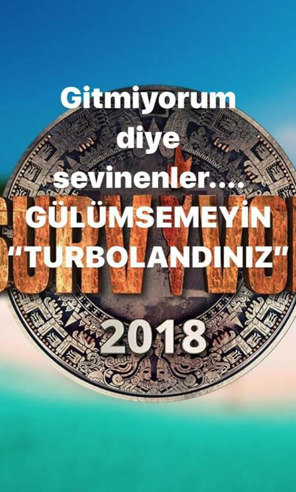 Turabi'den şok açıklama: Survivor'a gitmiyorum!