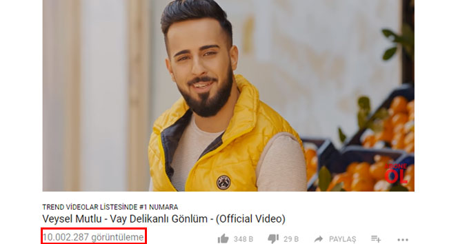 Mandalinacı Veysel Mutlu, iki günde 10 milyon rakamına ulaştı