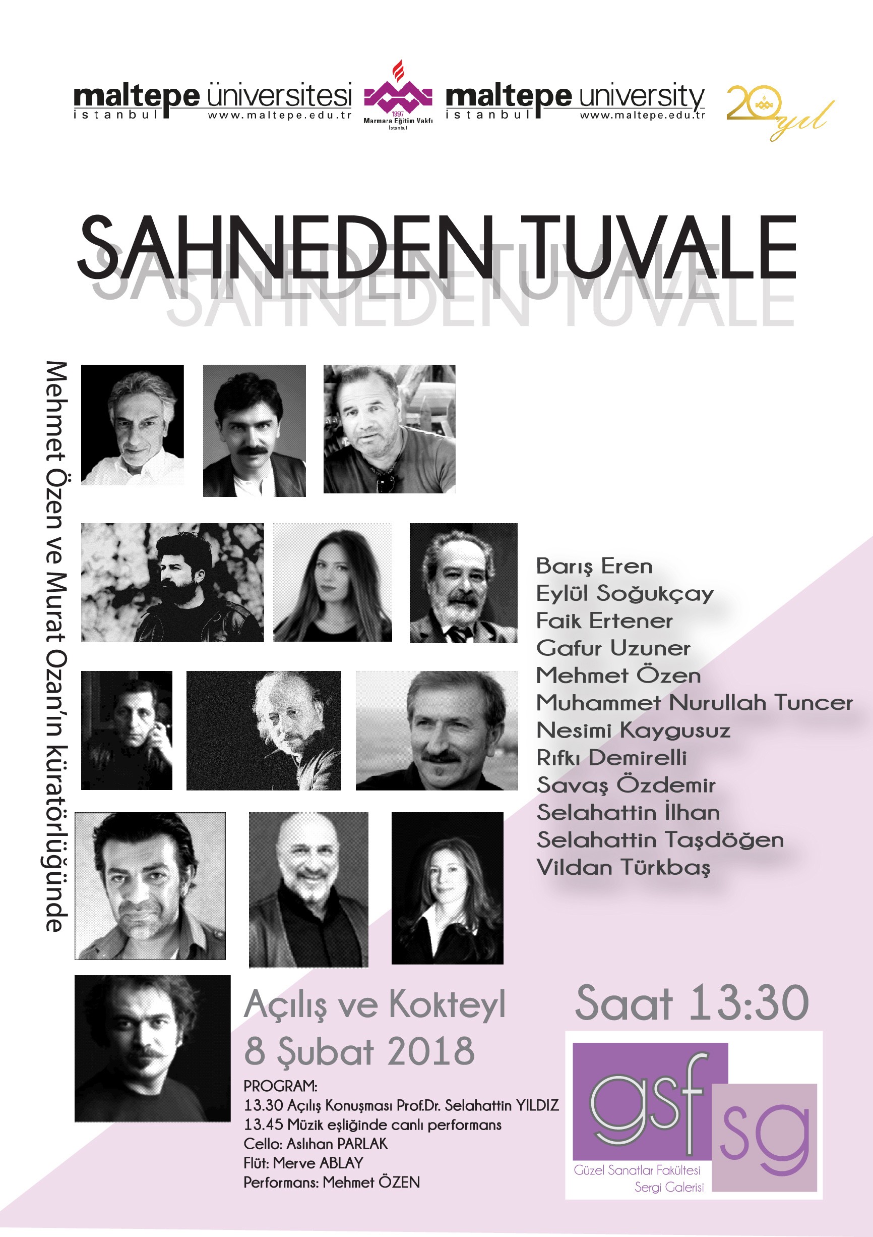 'Sahneden Tuvale' sergisi 8 Şubat’ta açılıyor