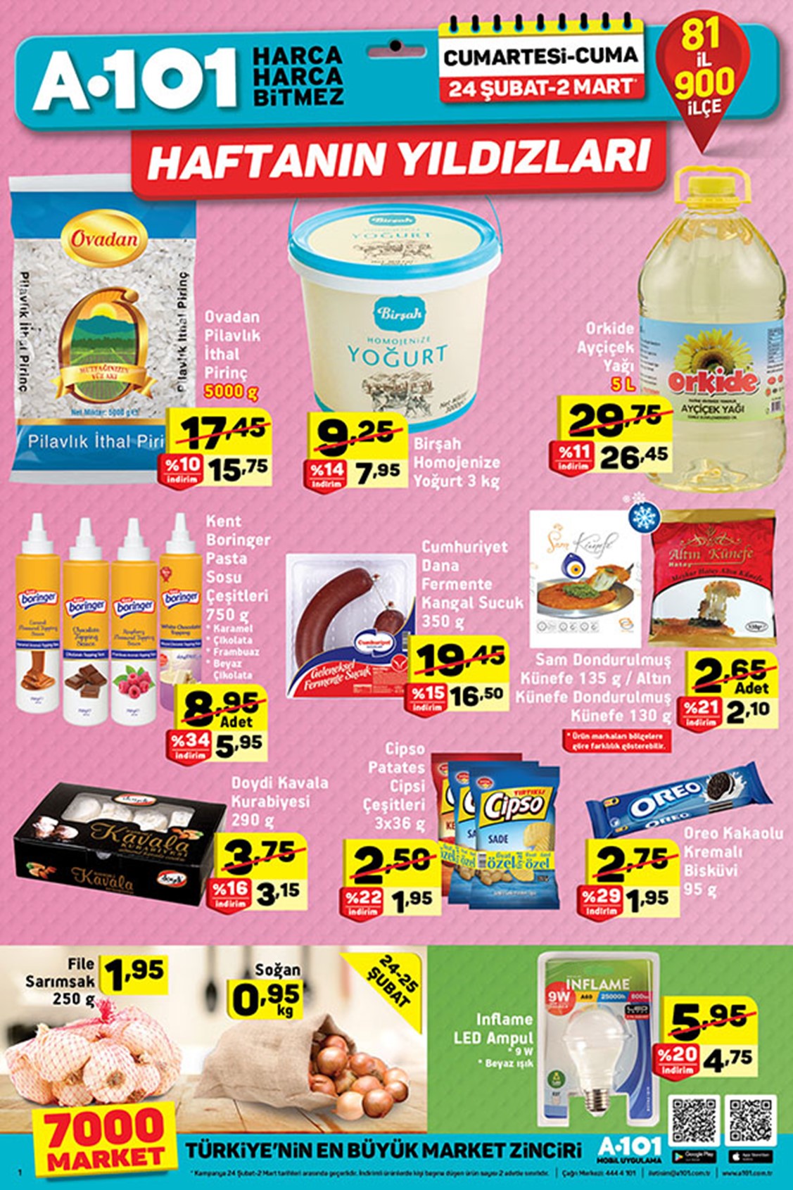 A101 Katalog bu hafta indirimli ürünler 1-2 Mart 2018