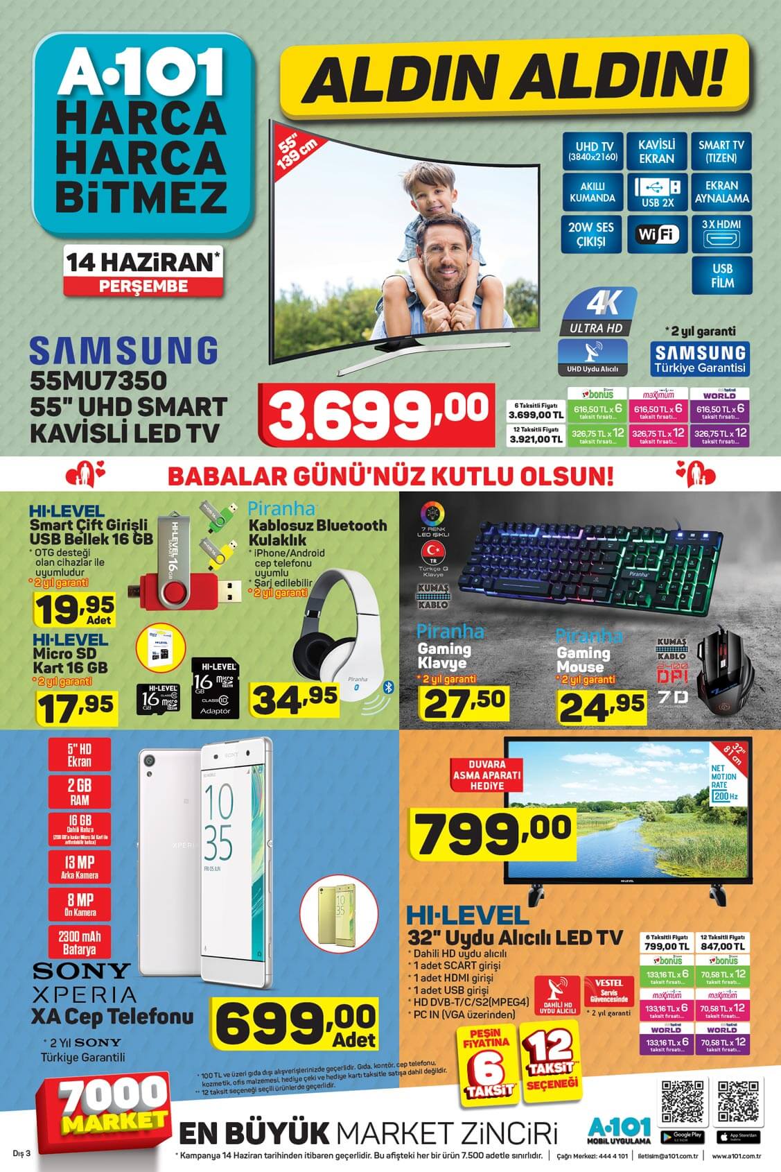 A101 katolog aktüel indirimli güncel ürün broşürü kataloğu (9-15 Haziran)