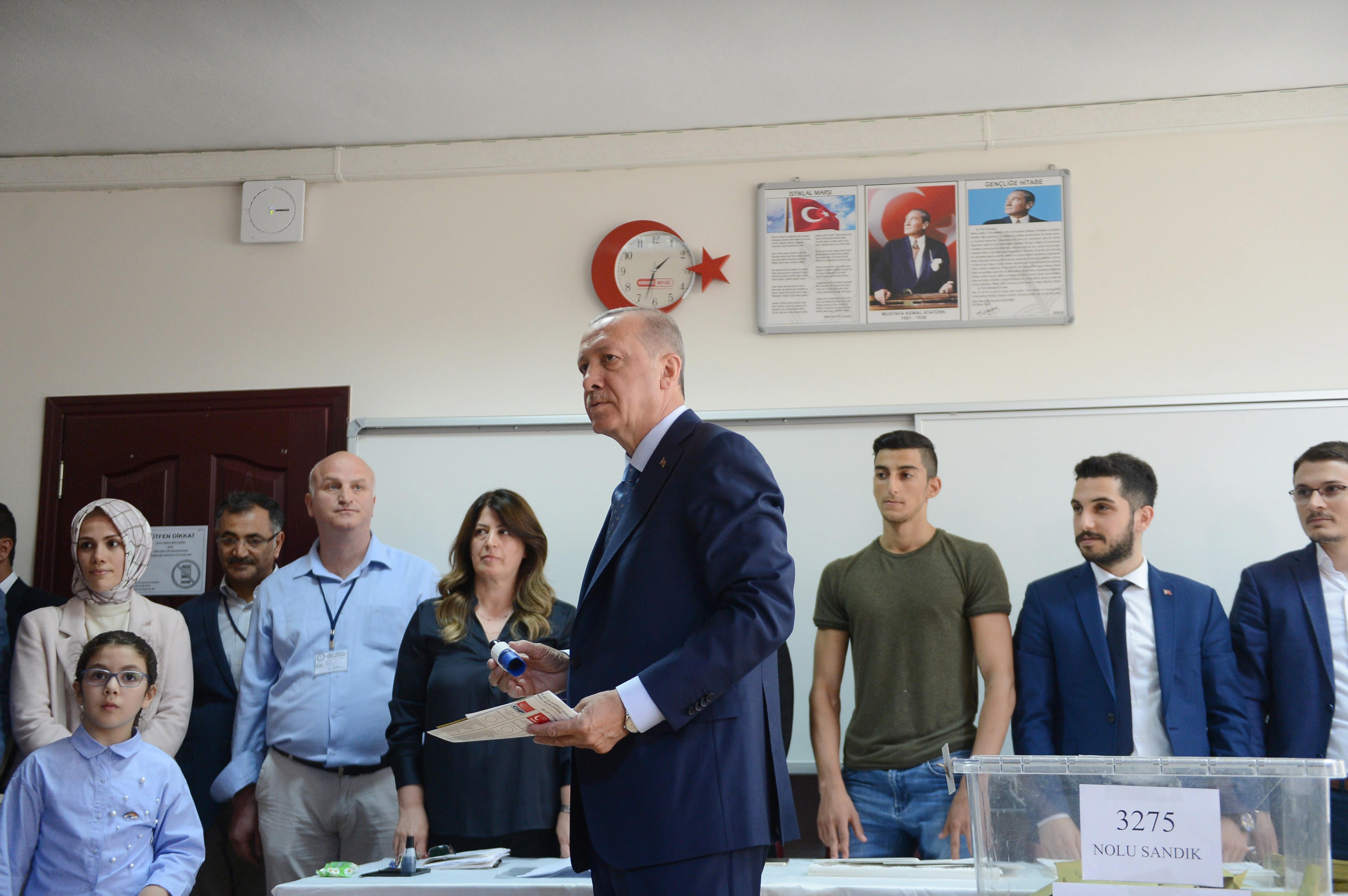 Cumhurbaşkanı Erdoğan oyunu kullandı