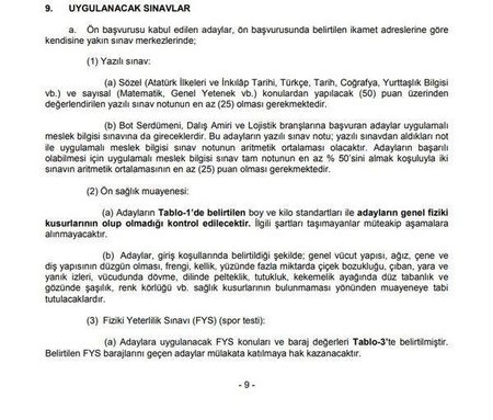 Jandarma uzman erbaş başvuru sonuçları sorgulama 2018 uzman erbaş personel alımı sonuçları