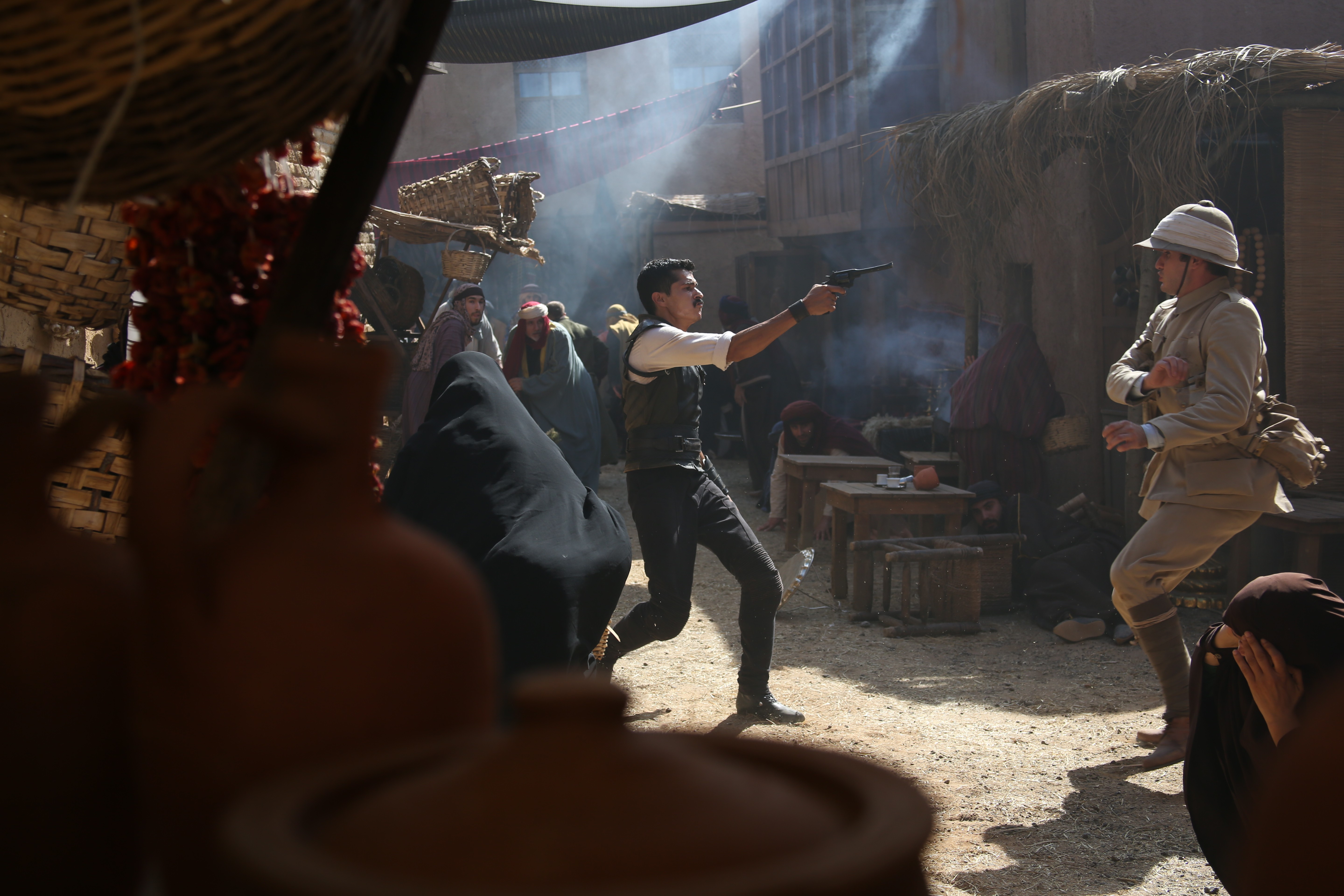 Mehmetçik Kutlu Zafer'in platosu Hollywood'u aratmıyor