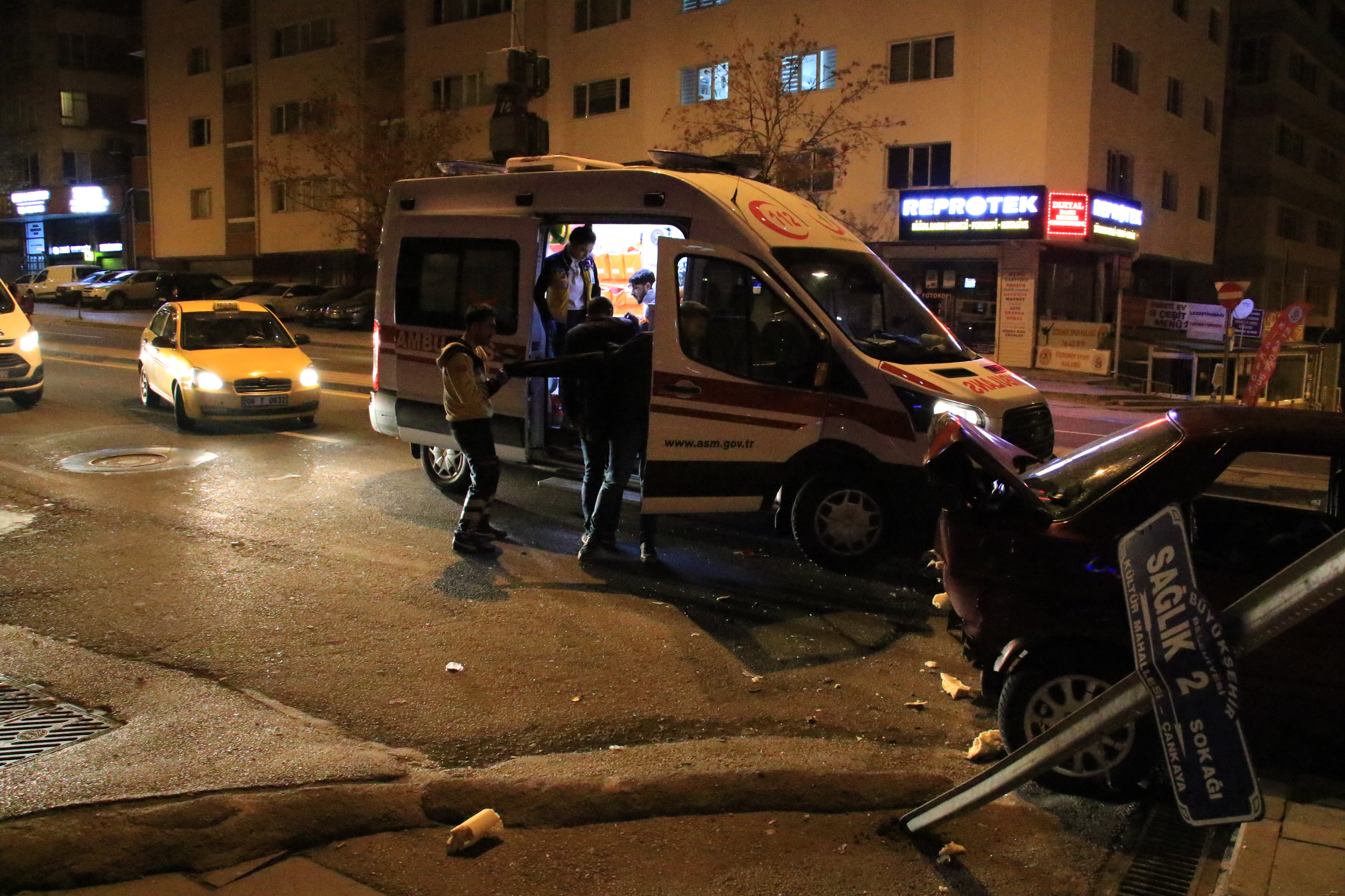 Başkent’te trafik kazası: 2 yaralı