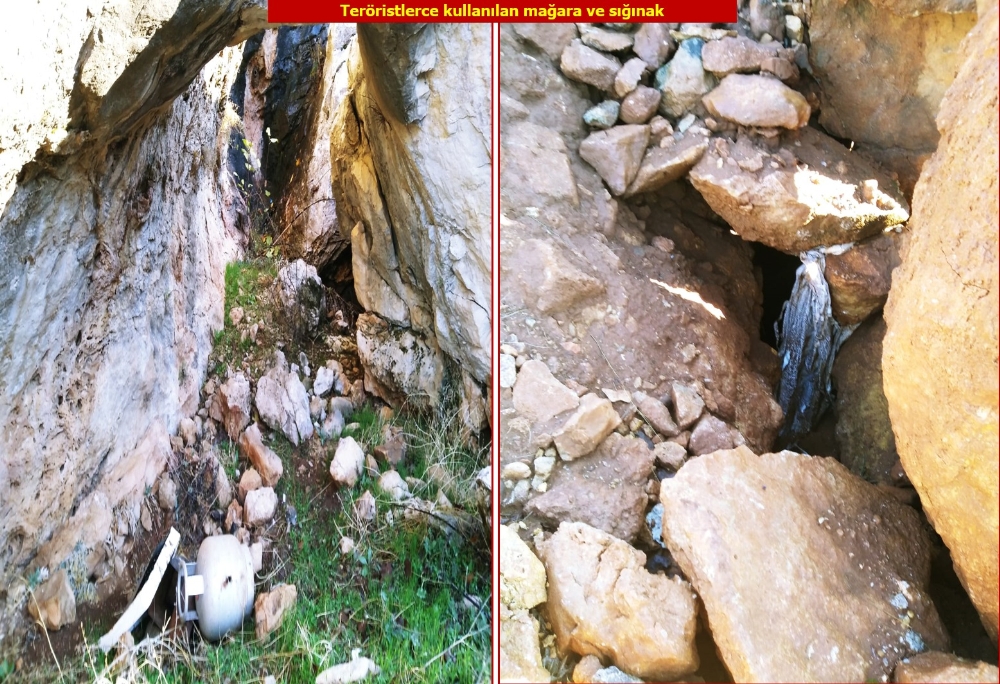 Diyarbakır’da teröristlerin inleri imha edildi