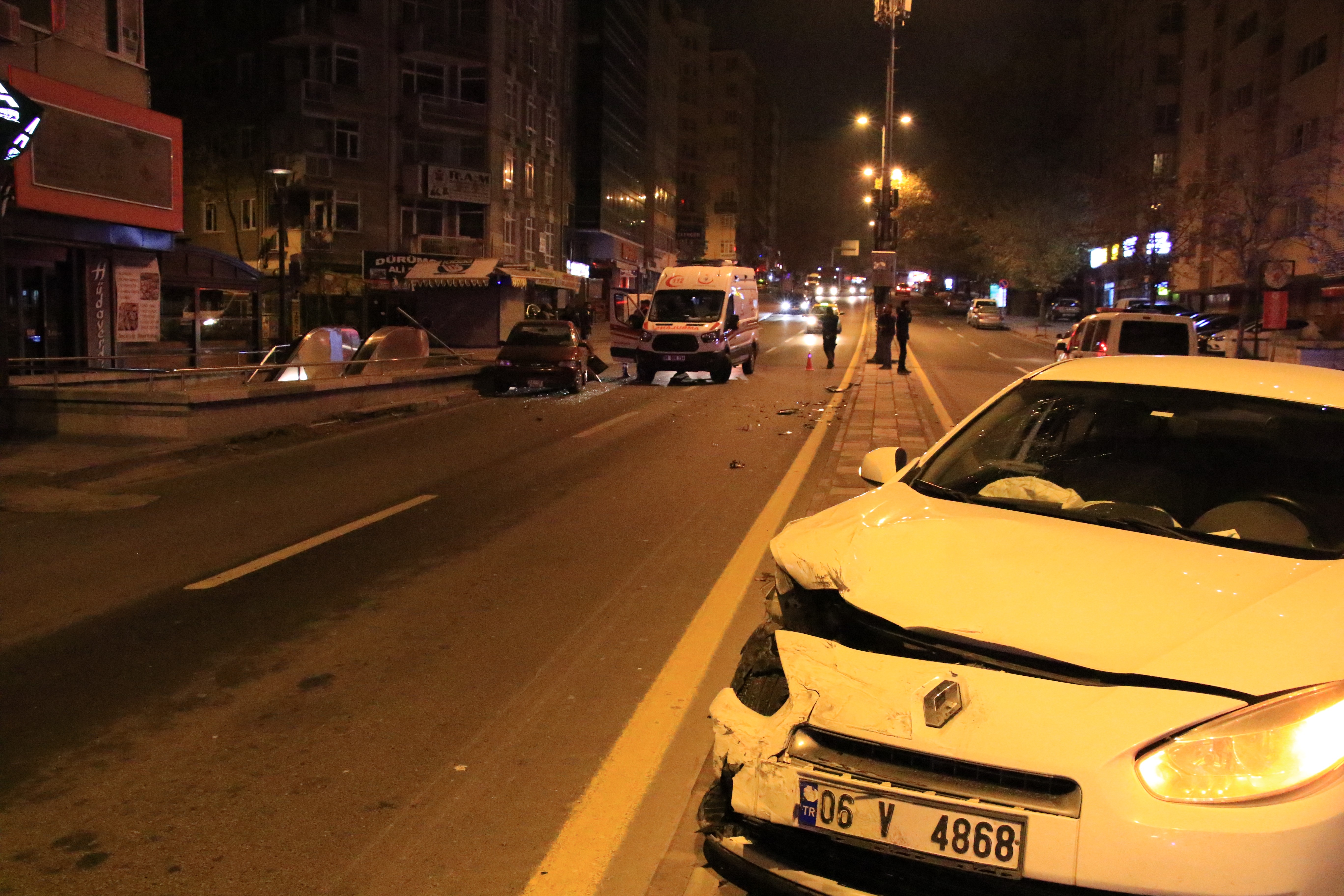 Başkent’te trafik kazası: 2 yaralı