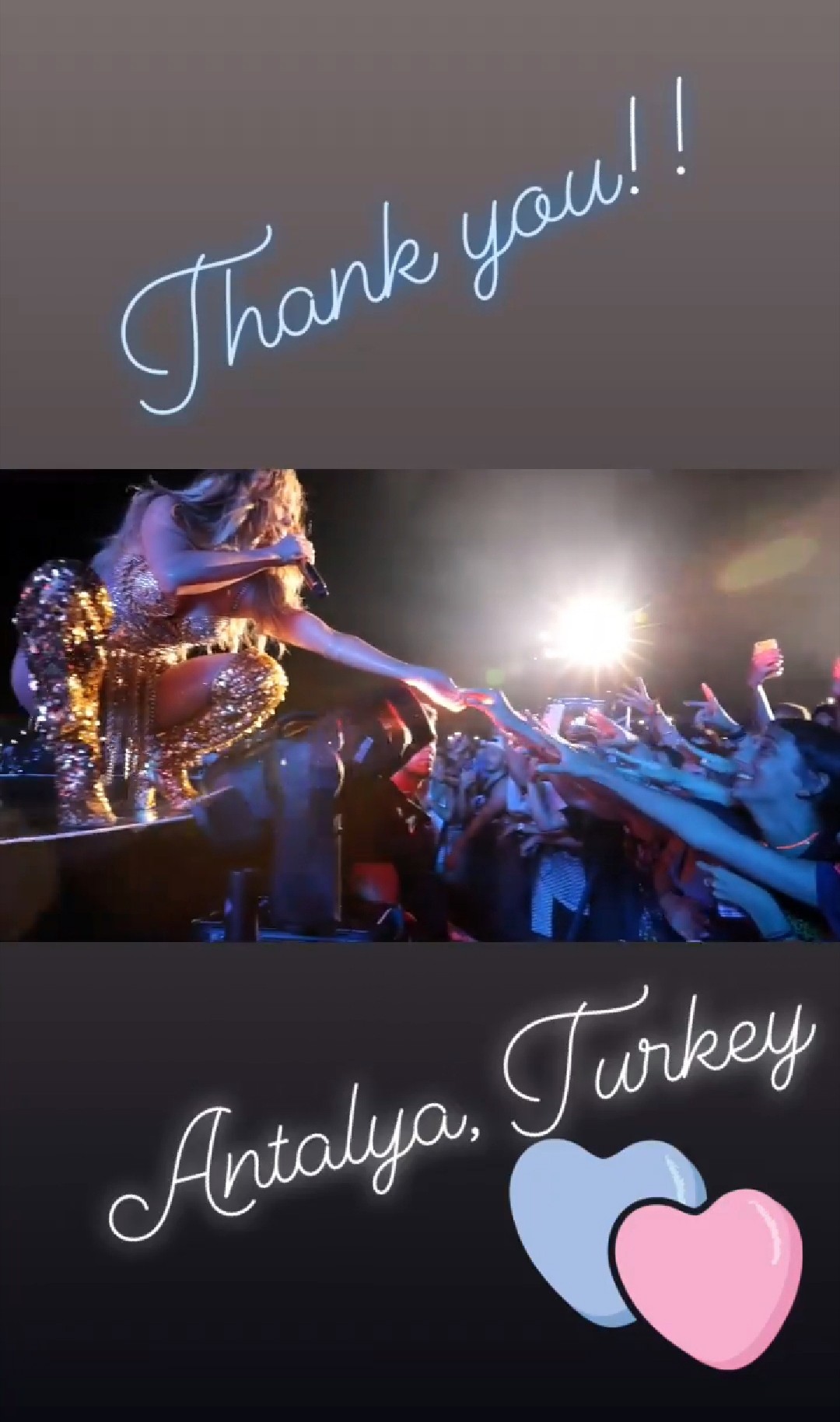 Jennifer Lopez'den Antalya paylaşımı