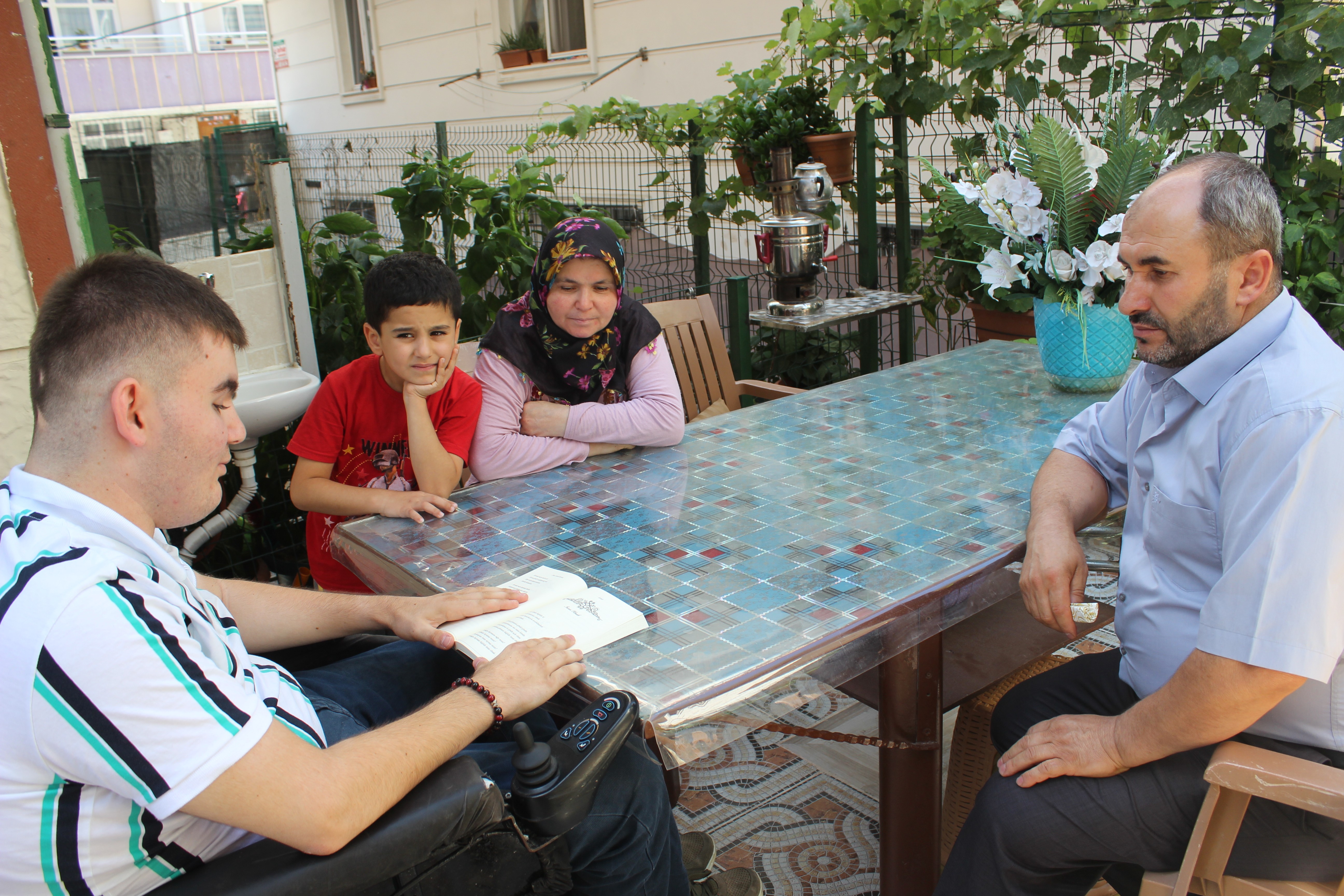 Engelin olmadığını azmiyle gösterdi