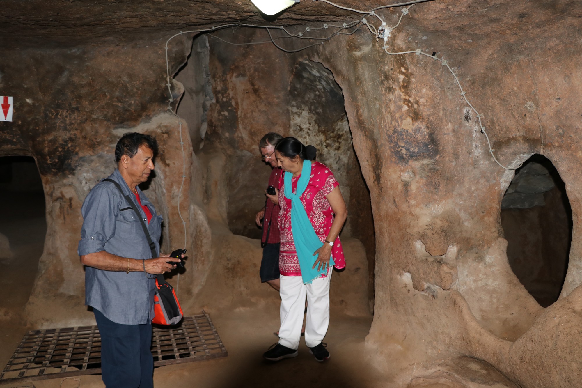 Roma Dönemi'nden kalan 7 katlı yeraltı şehrine yoğun ilgi