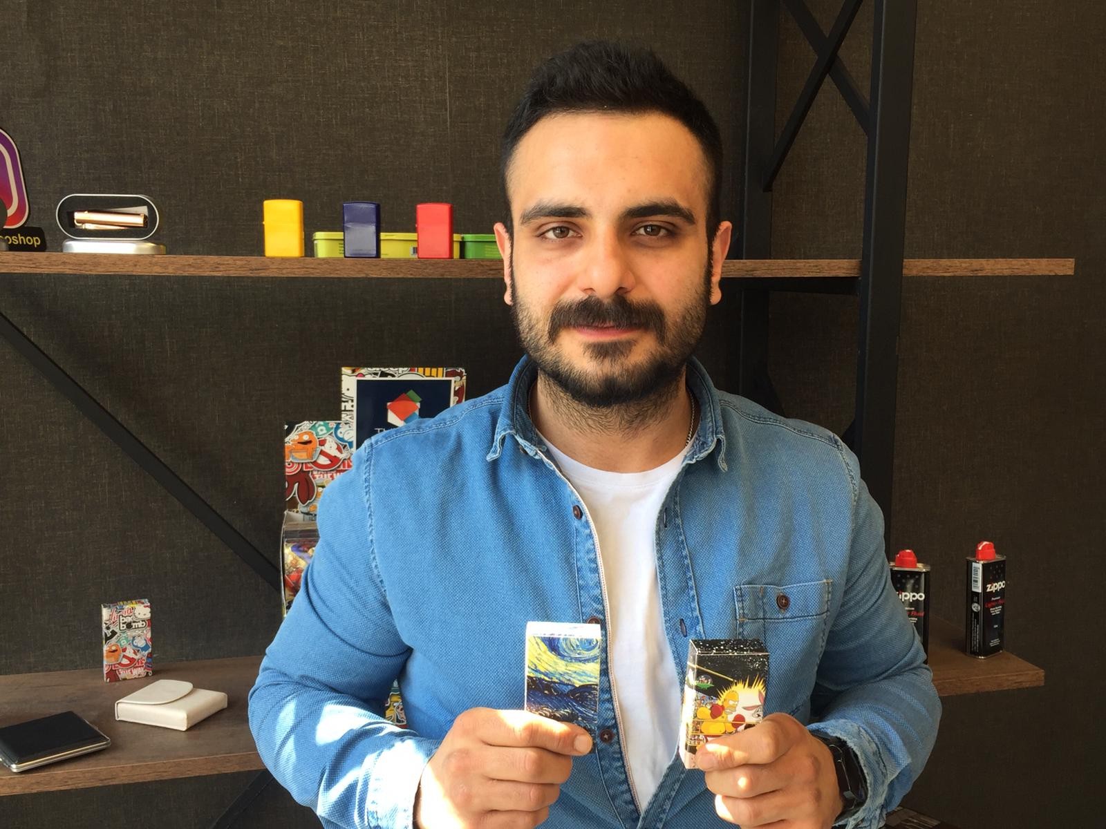 Sigara paketindeki can sıkan fotoğrafları renkli karton kılıfla kapattılar