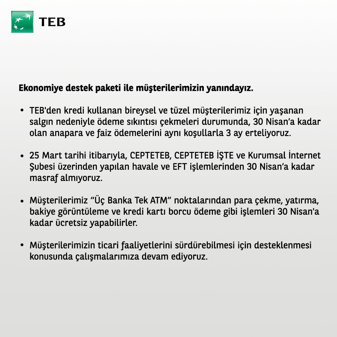 Kredi kartı ve kredi borçları ertelendi mi?| Hangi bankalar krediyi erteledi!