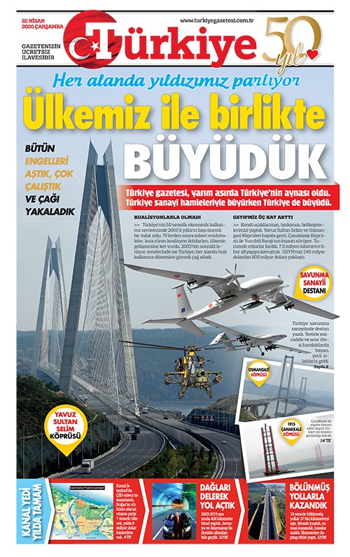Türkiye Gazetesi yayın hayatında yarım asrı tamamladı