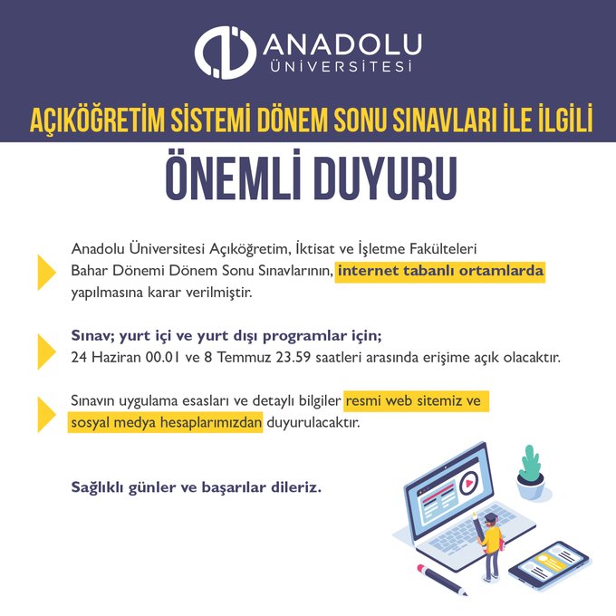 AÖF final sınavı nasıl olacak? AÖF final sınavı online mı| AÖF final tarihleri!