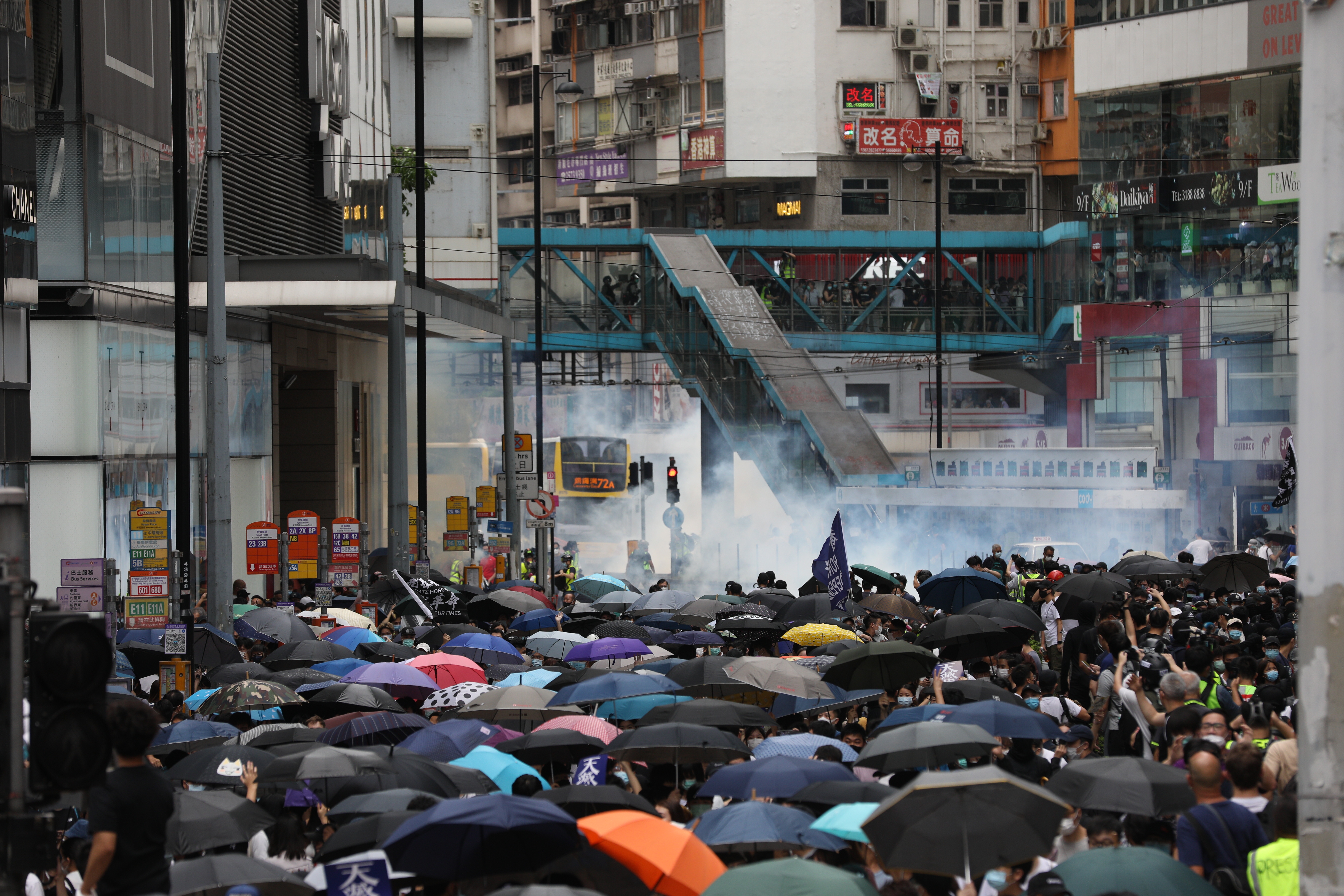 Hong Kong’da Çin’in yeni güvenlik yasa tasarısı protesto edildi