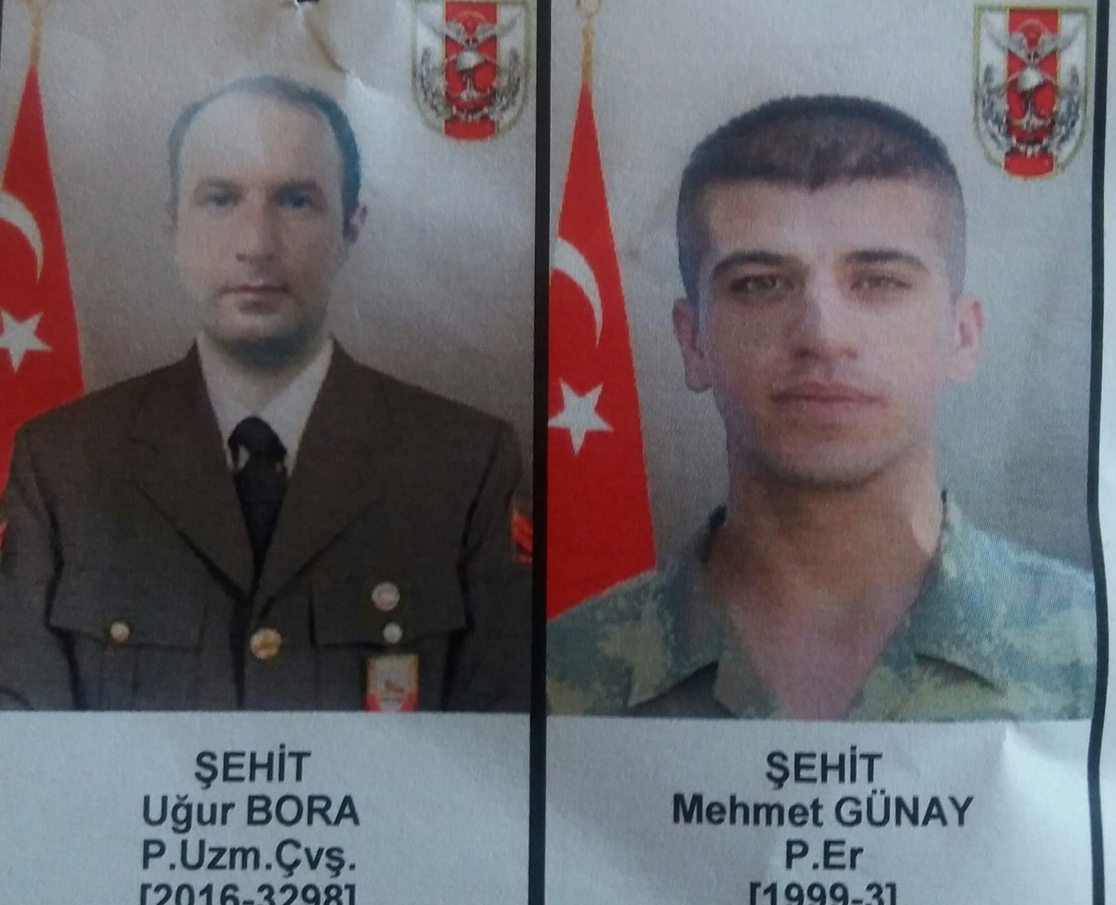 Hakkari’de şehit olan 2 asker için tören düzenlendi