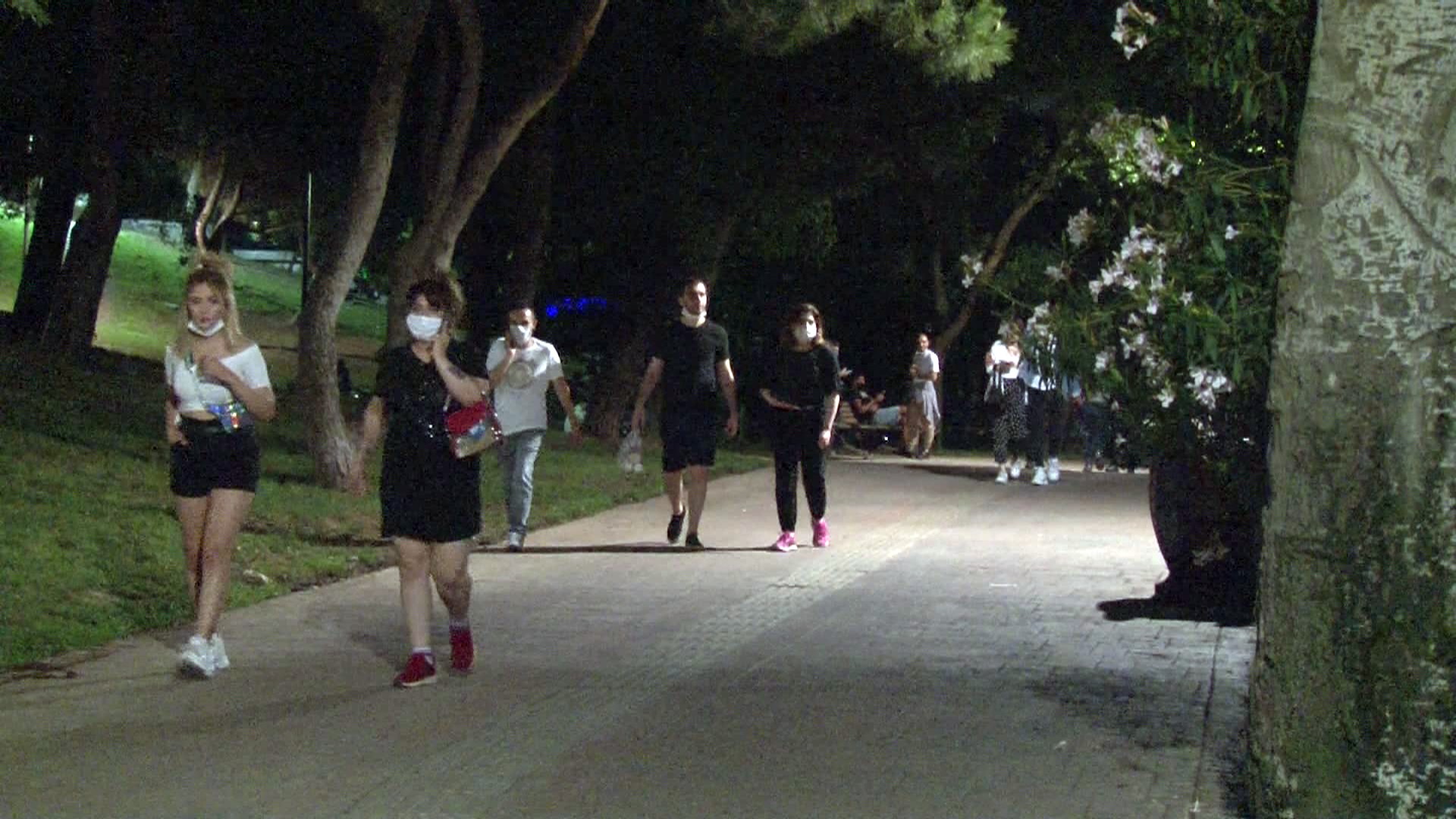 Maçka Parkı ve Taksim’de dikkat çeken yoğunluk