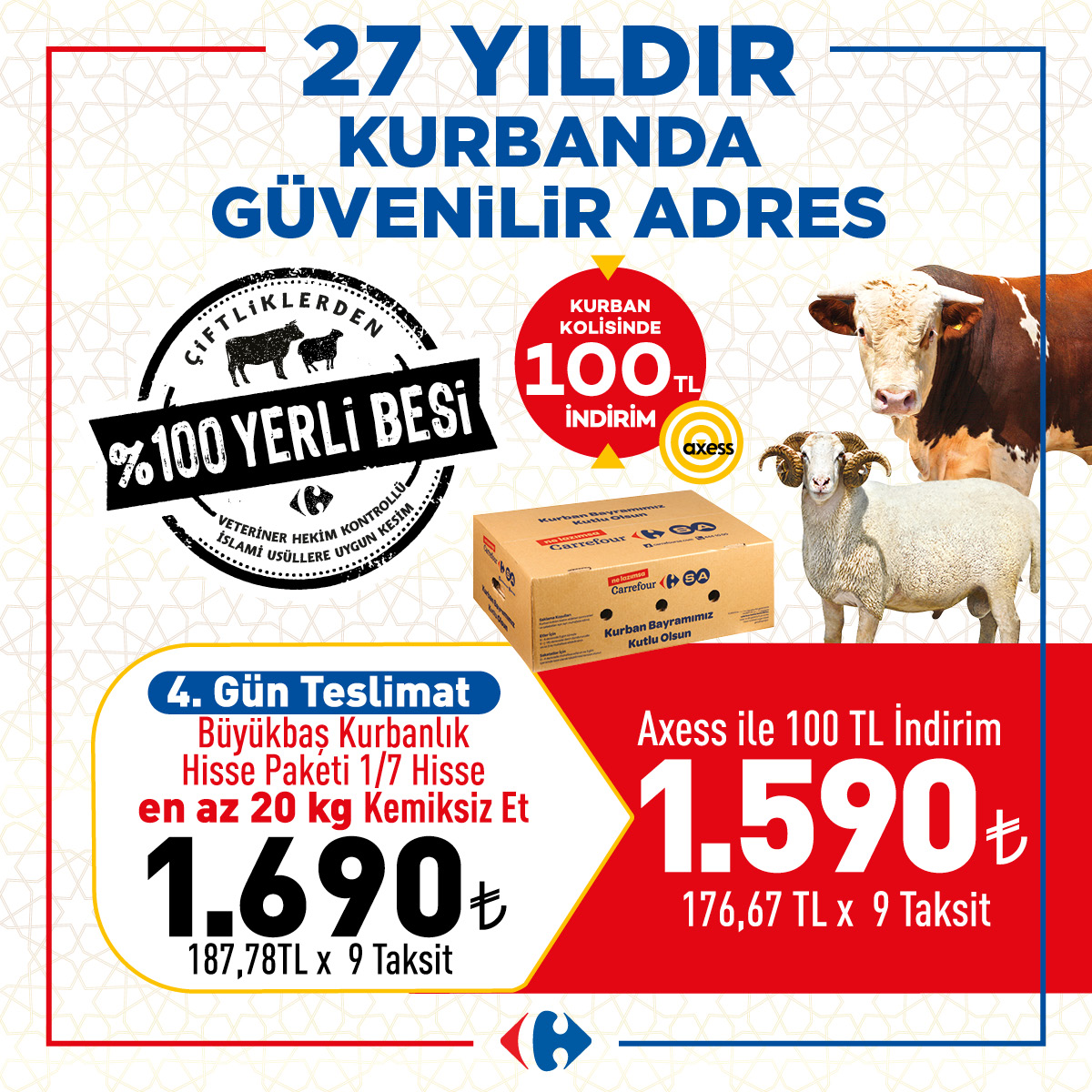 CarrefourSA’da Kurban Bayramı için siparişler başladı