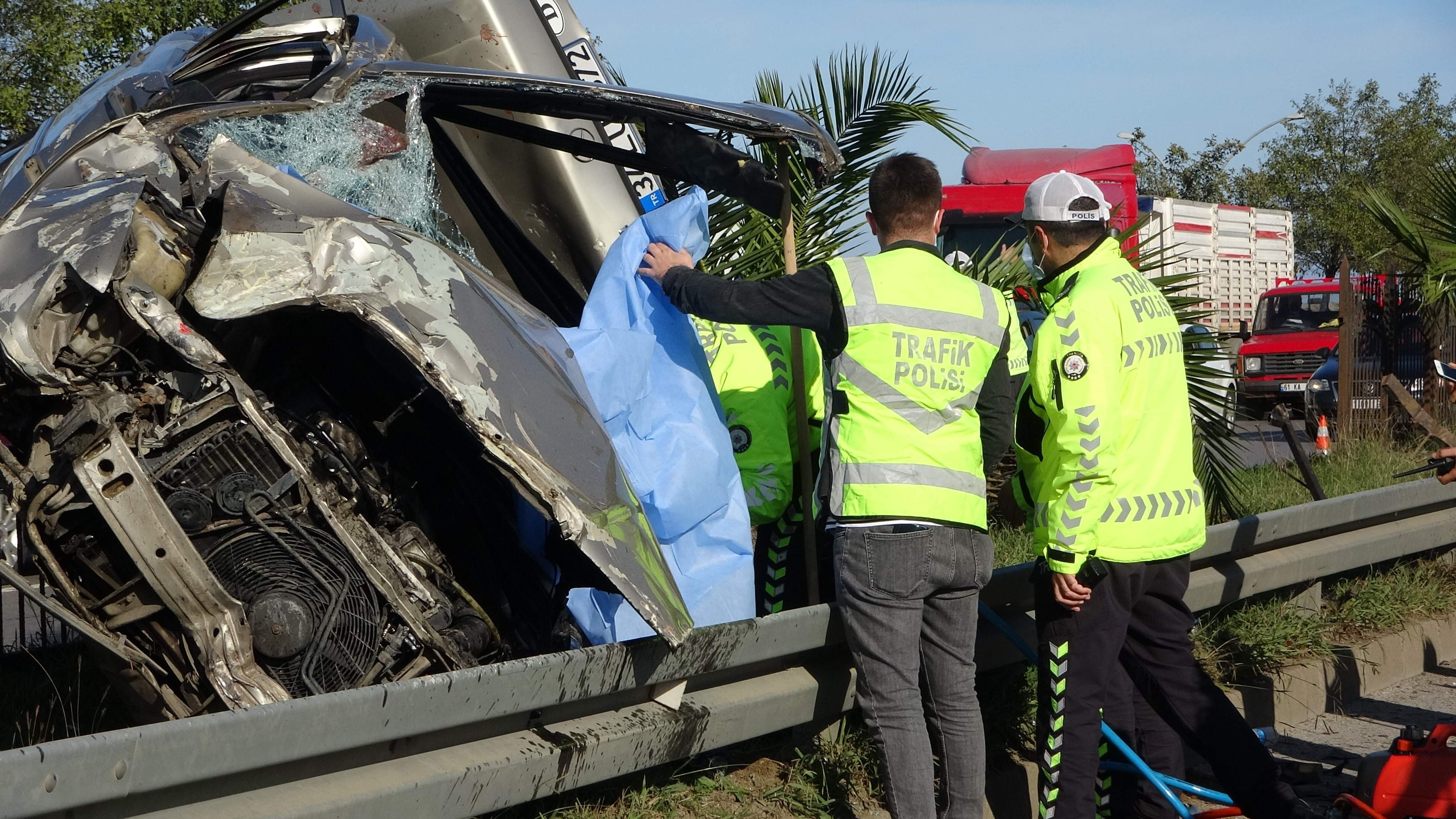 Trabzon’da feci kaza! 1 ölü, 4 yaralı