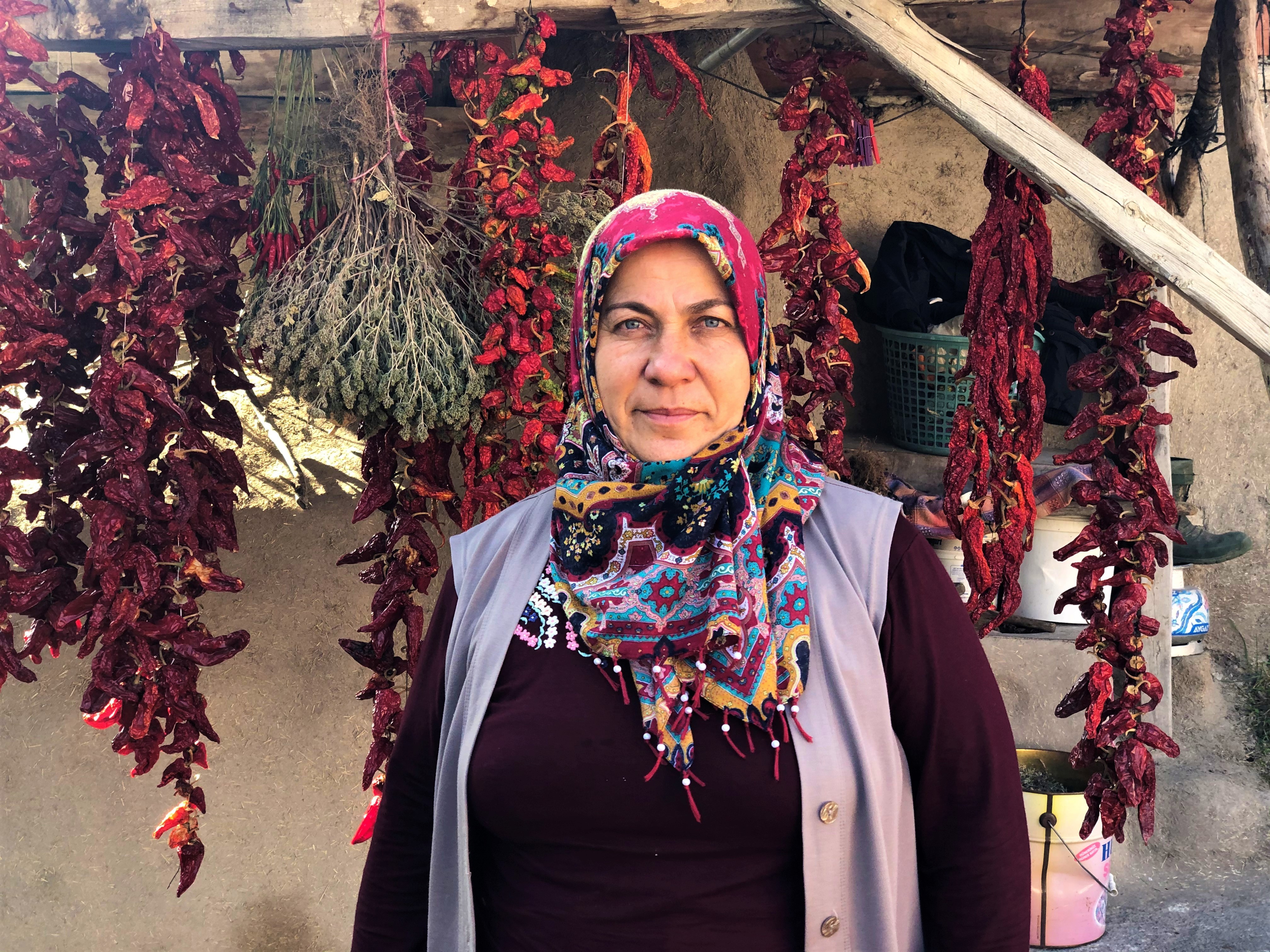 Dağdan topladığı çam kozalaklarıyla yoğurt yapıyor