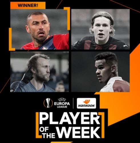 UEFA Avrupa Ligi'nde haftanın futbolcusu Burak Yılmaz
