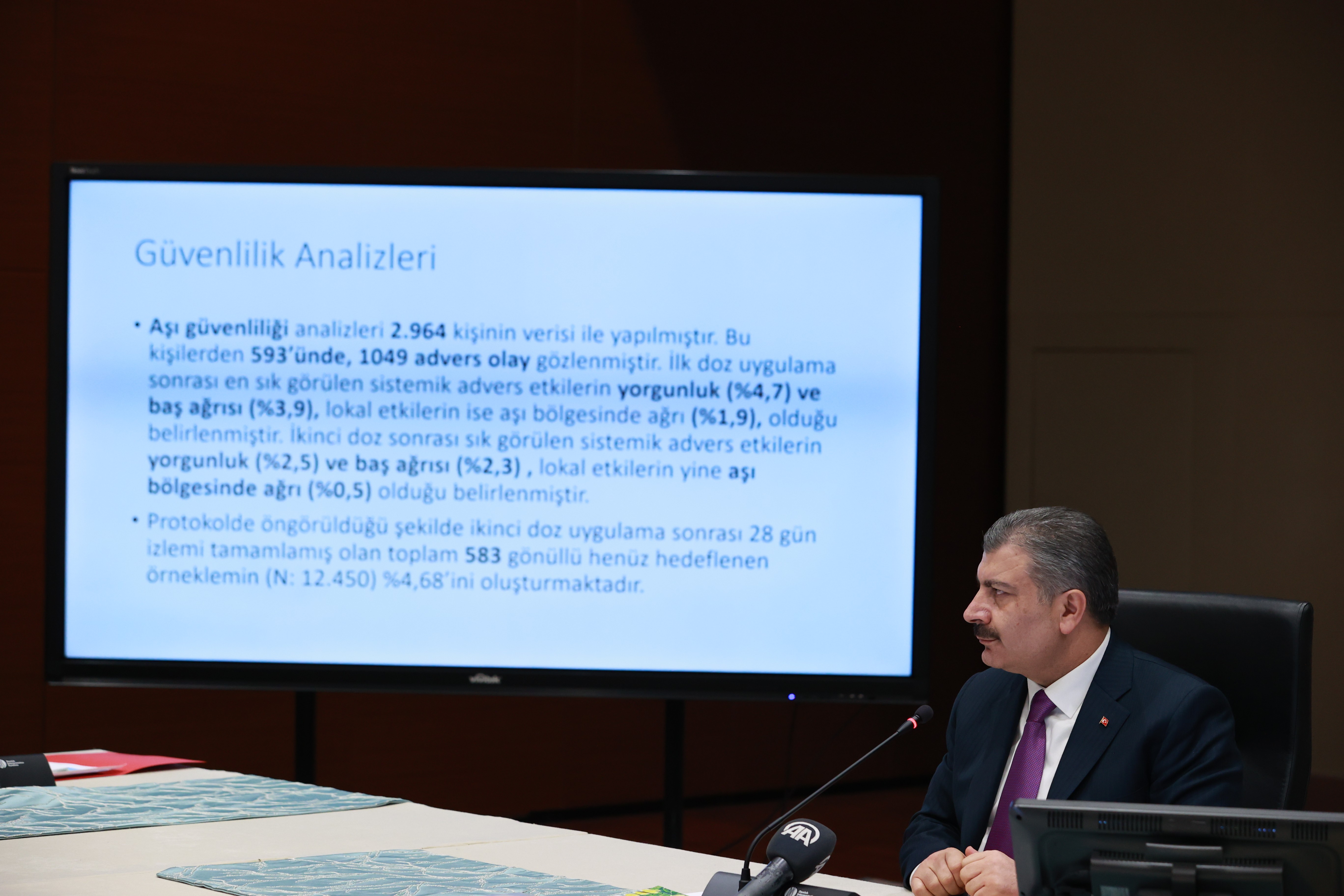 Sağlık Bakanı Fahrettin Koca: 'Çin’den aşı Pazar gecesi yola çıkıyor'