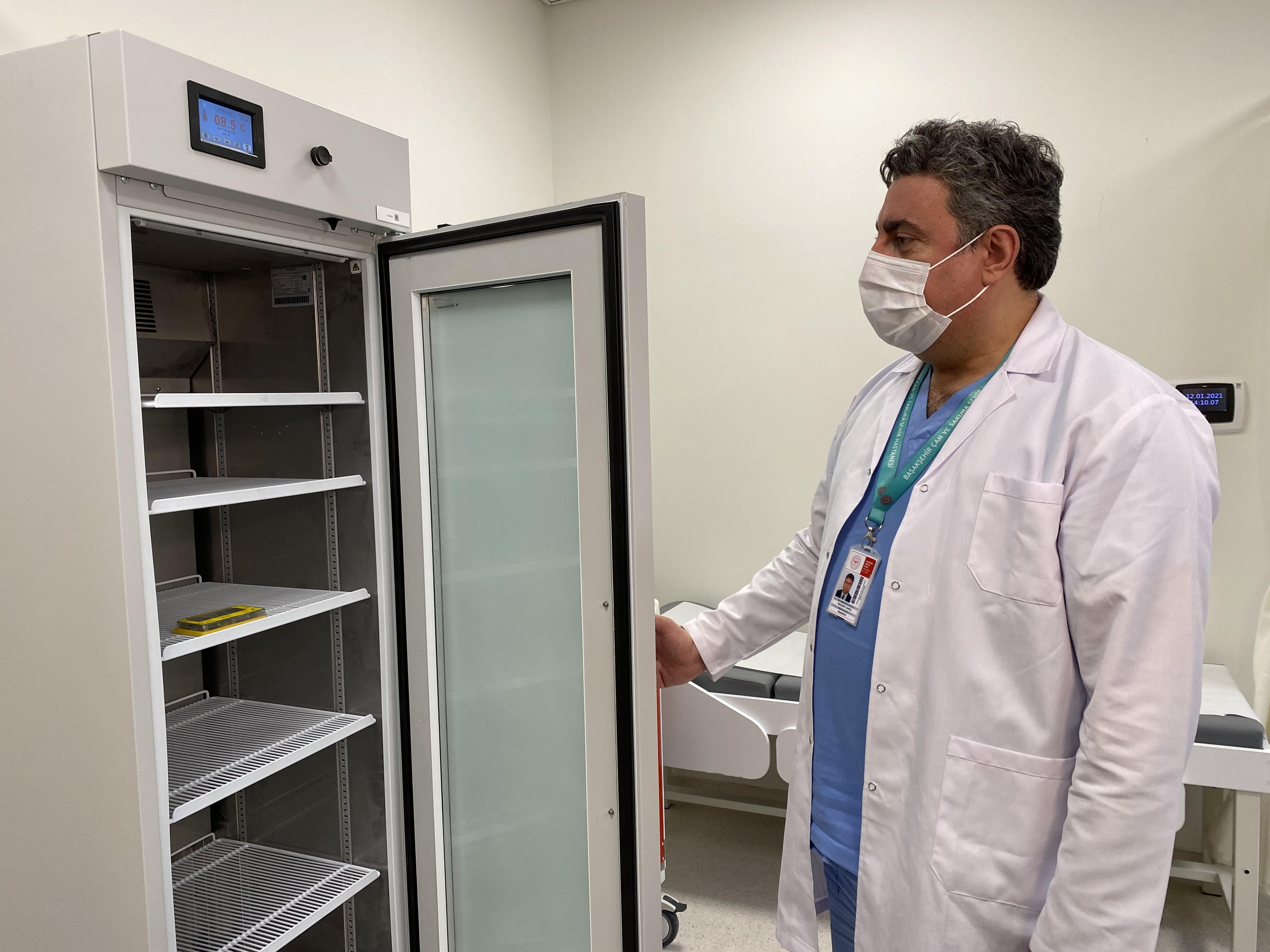 Başakşehir Çam ve Sakura Hastanesi’nde korona virüs aşı uygulama odaları hazır