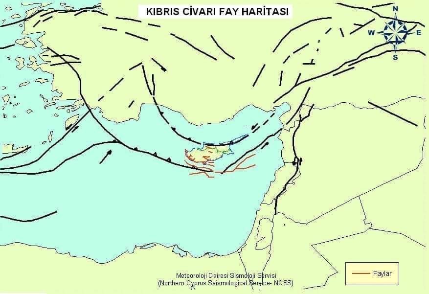 KKTC’de 5.3 büyüklüğünde deprem