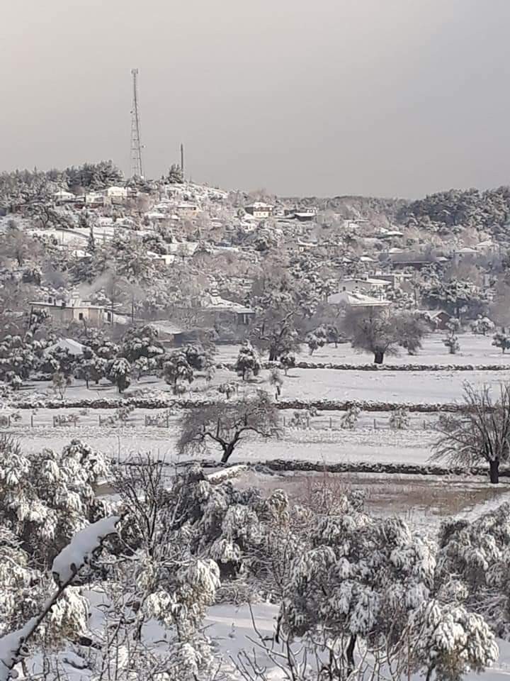 Bodrum’a yıllar sonra kar yağdı