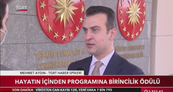 TGRT Haber'e 'Trafik Medya' ödülü