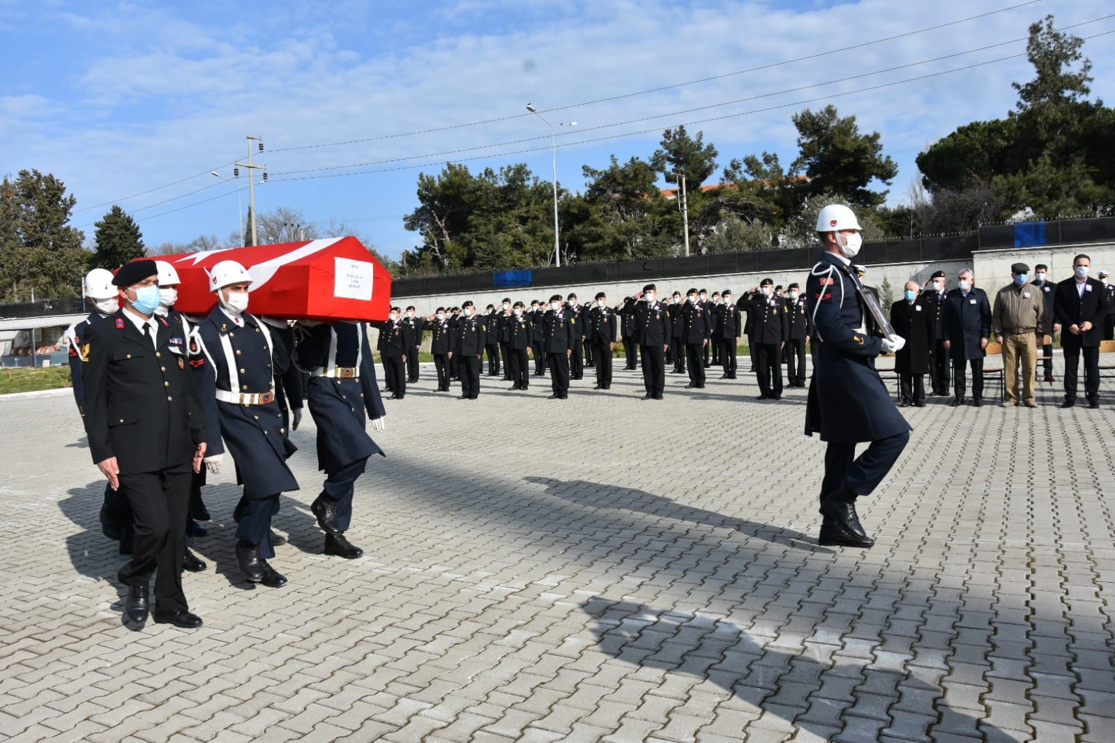Çanakkale’de tekne faciasında hayatını kaybeden Teğmen Musa Bulut için tören düzenlendi