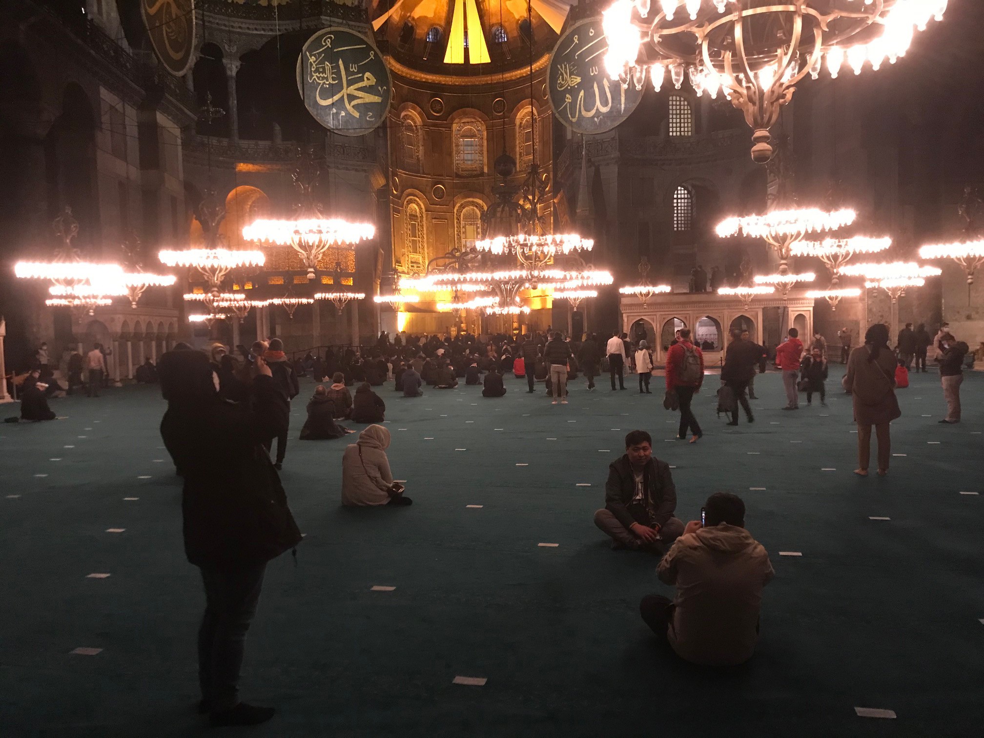 Ayasofya-i Kebir Camii Şerifi’nde Berat Kandili sevinci