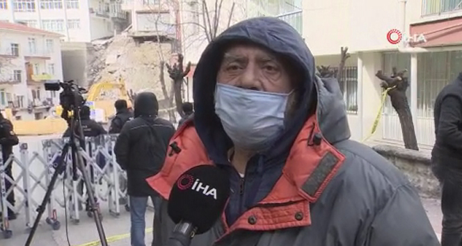 İstinat duvarı çöken bina sakinleri mağduriyetlerini anlattı!