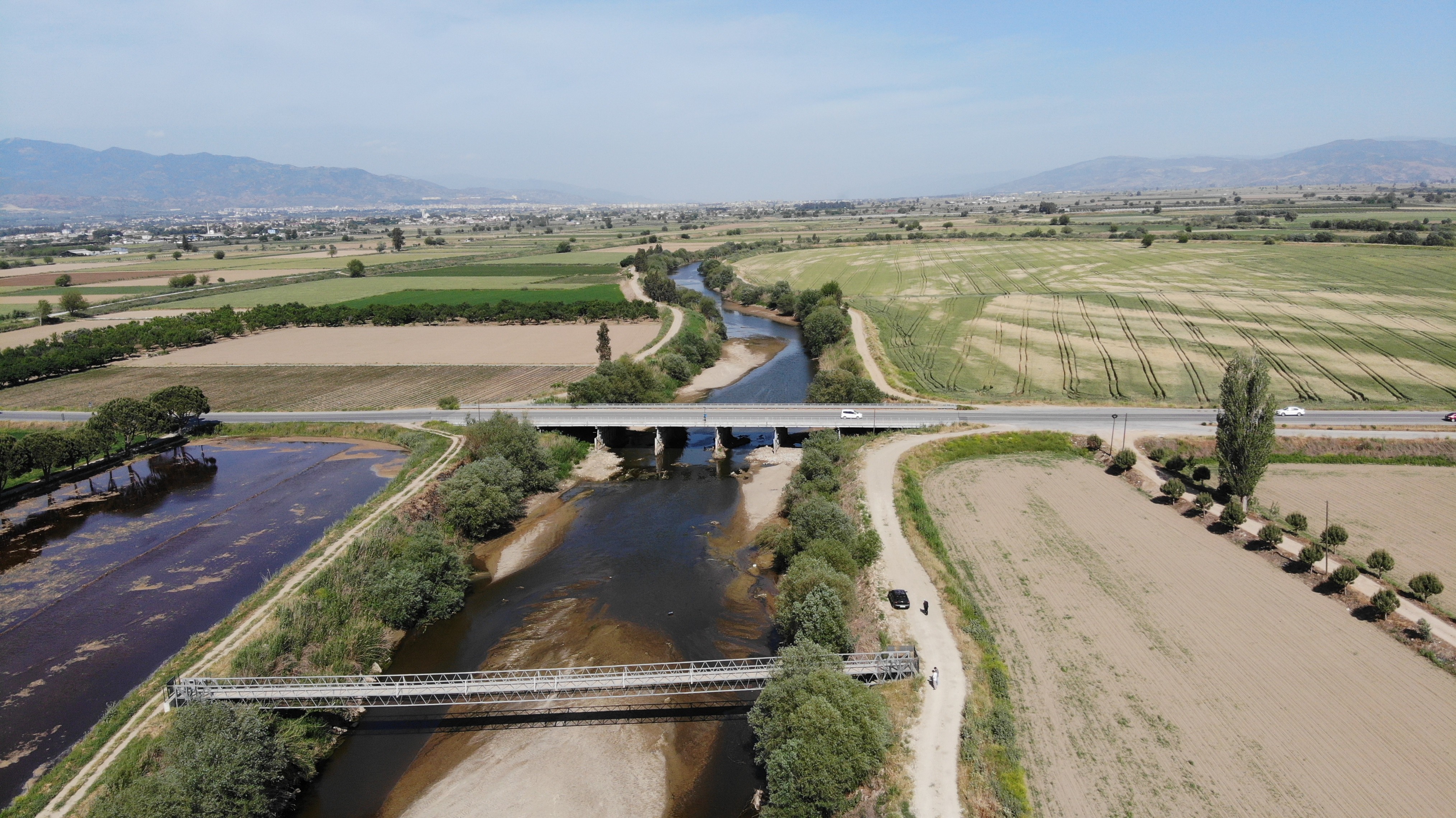 Büyük Menderes akmaz oldu, kuraklık endişesi arttı