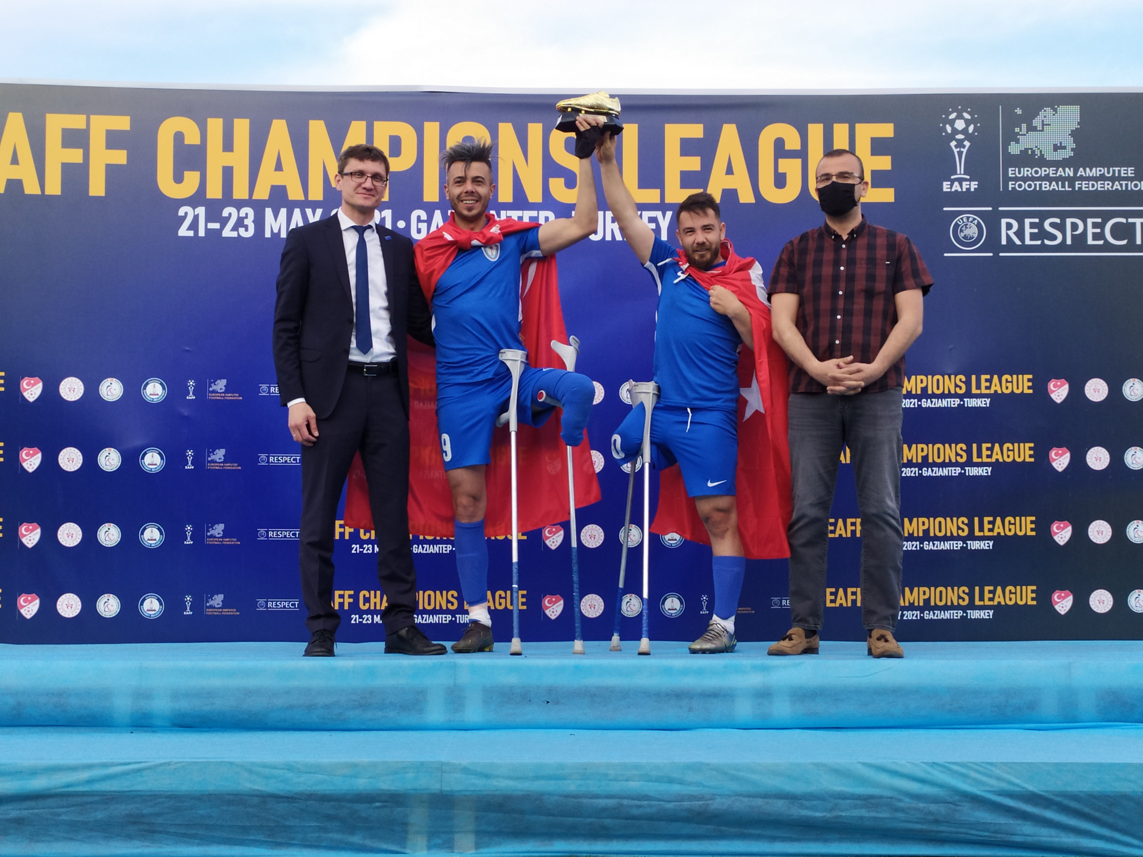 Şampiyonlar Ligi şampiyonu Şahinbey Ampute