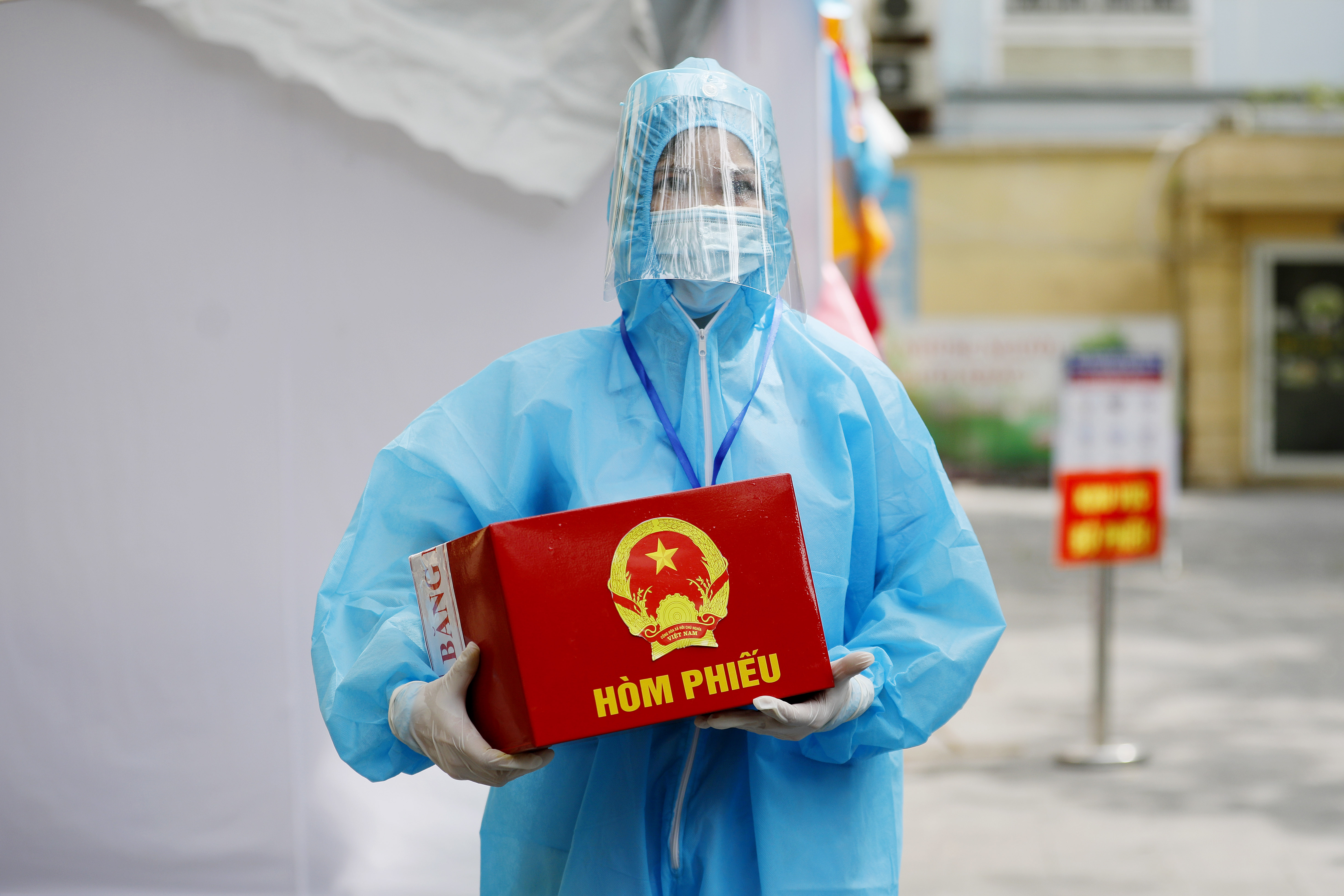 Vietnam’da halk Ulusal Meclis seçimleri için sandık başında