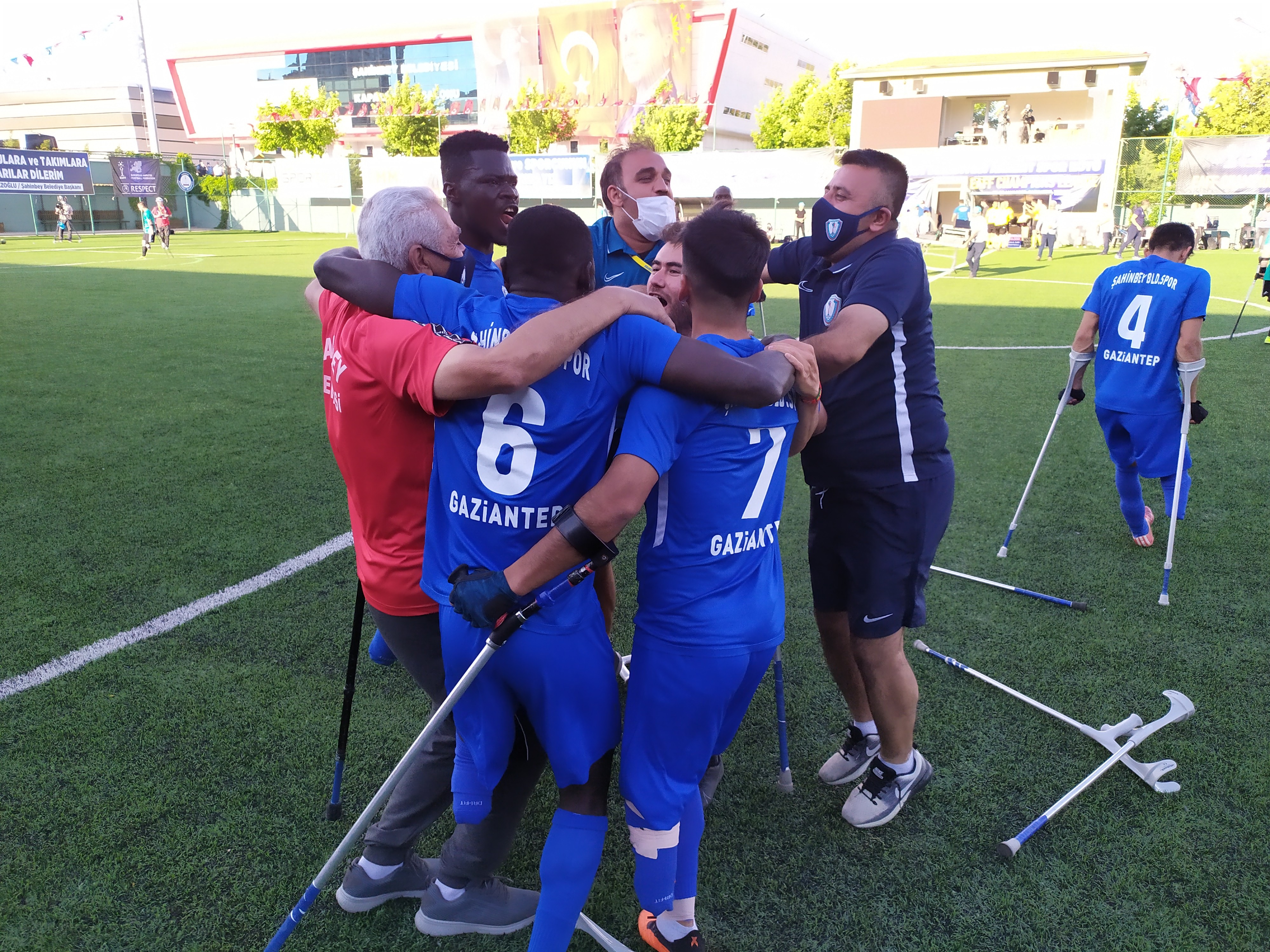 Şampiyonlar Ligi şampiyonu Şahinbey Ampute