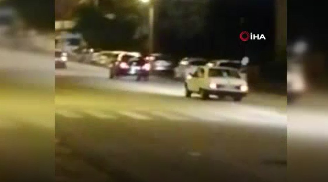 Başkent’te asker uğurlama konvoyunda silah sesleri