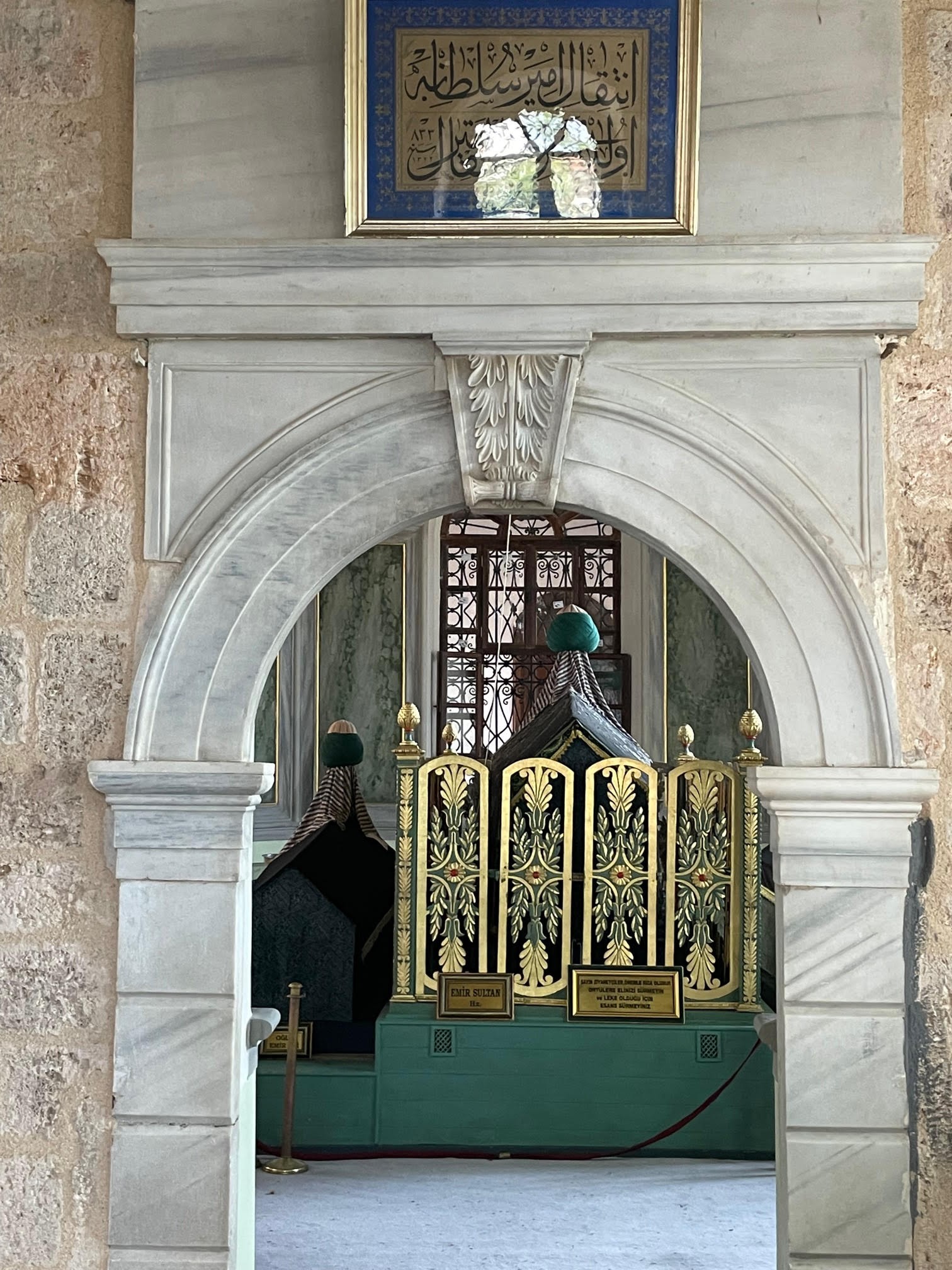 Emirsultan türbesi ziyarete açıldı