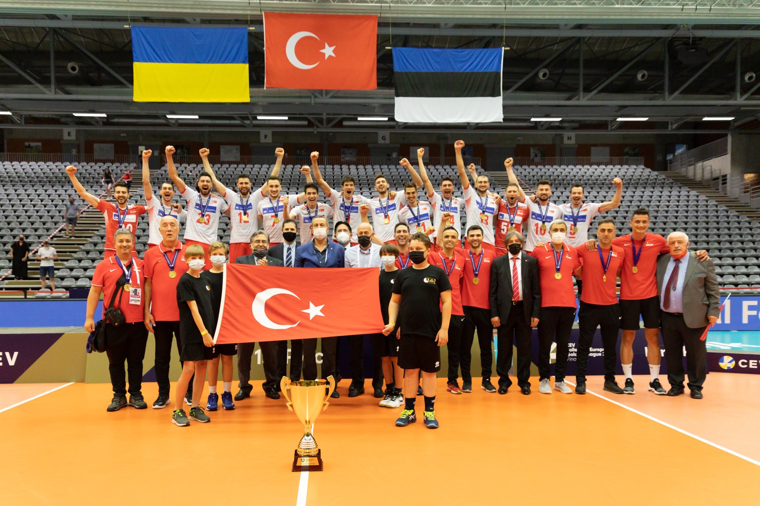 A Milli Erkek Voleybol Takımı, Avrupa Altın Ligi şampiyonu