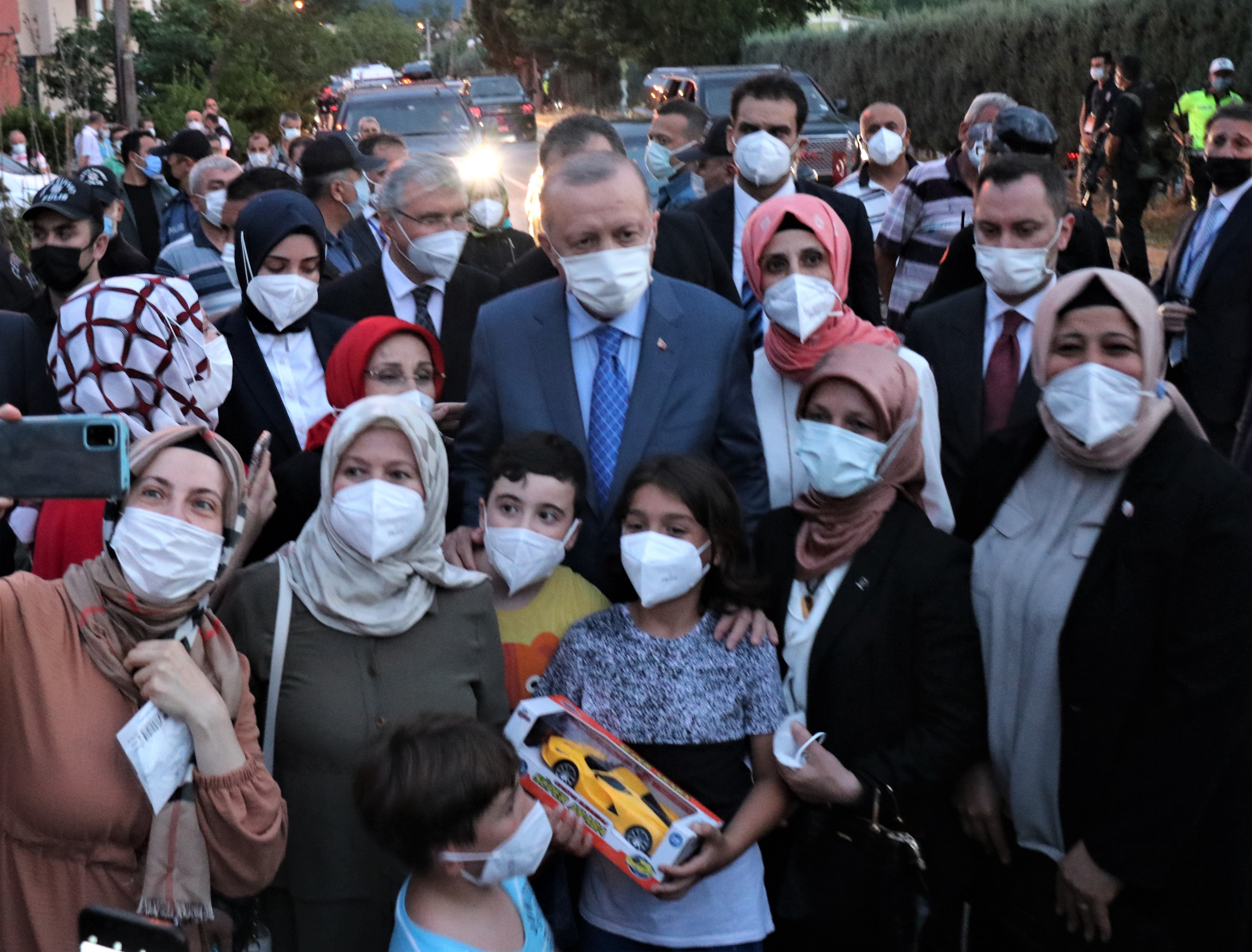 Cumhurbaşkanı Erdoğan’a sevgi seli