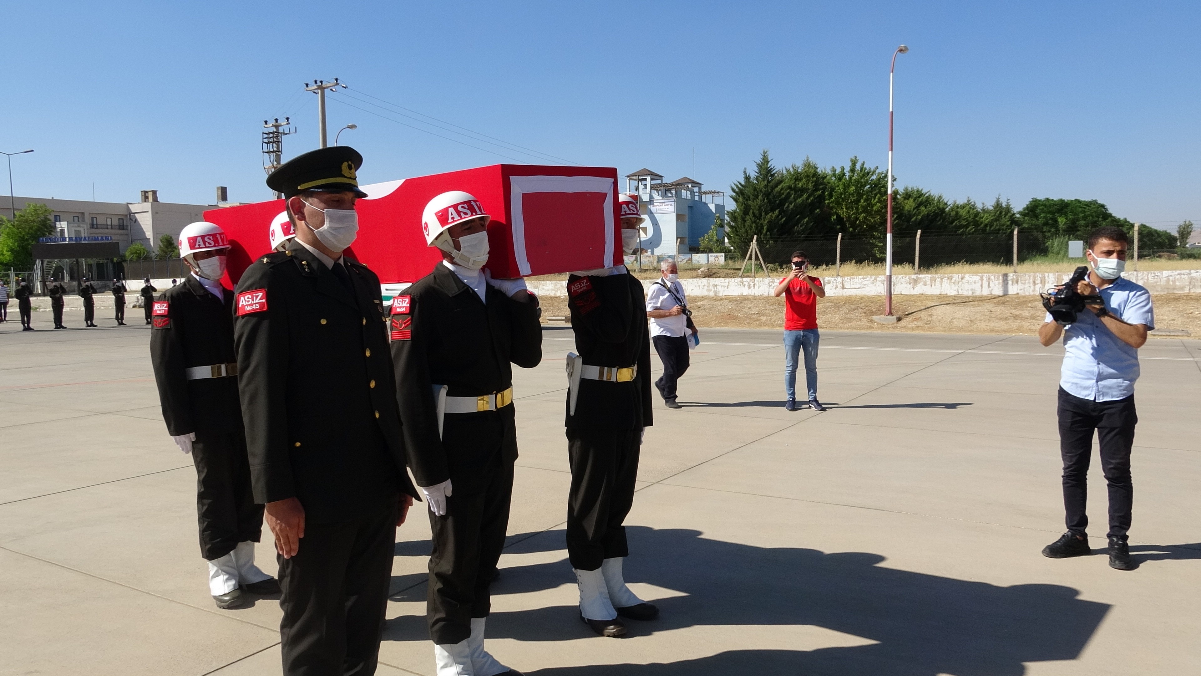 Mardin'de şehit olan asker için tören düzenlendi