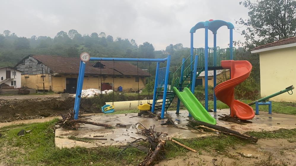 Düzce'de sel felaketi! Seferber oldular