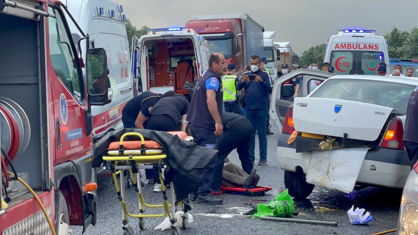 Katliam gibi kaza: 4 ölü, biri ağır 5 yaralı