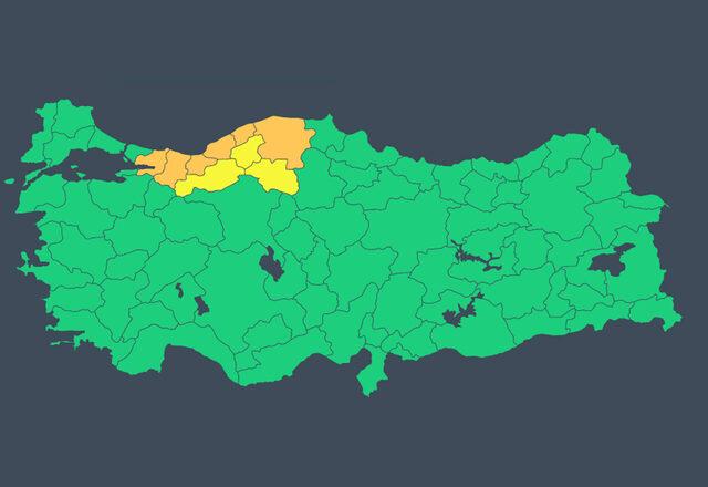 Meteoroloji'den çok sayıda il için sarı ve turuncu uyarı! 7 Temmuz yurtta hava durumu
