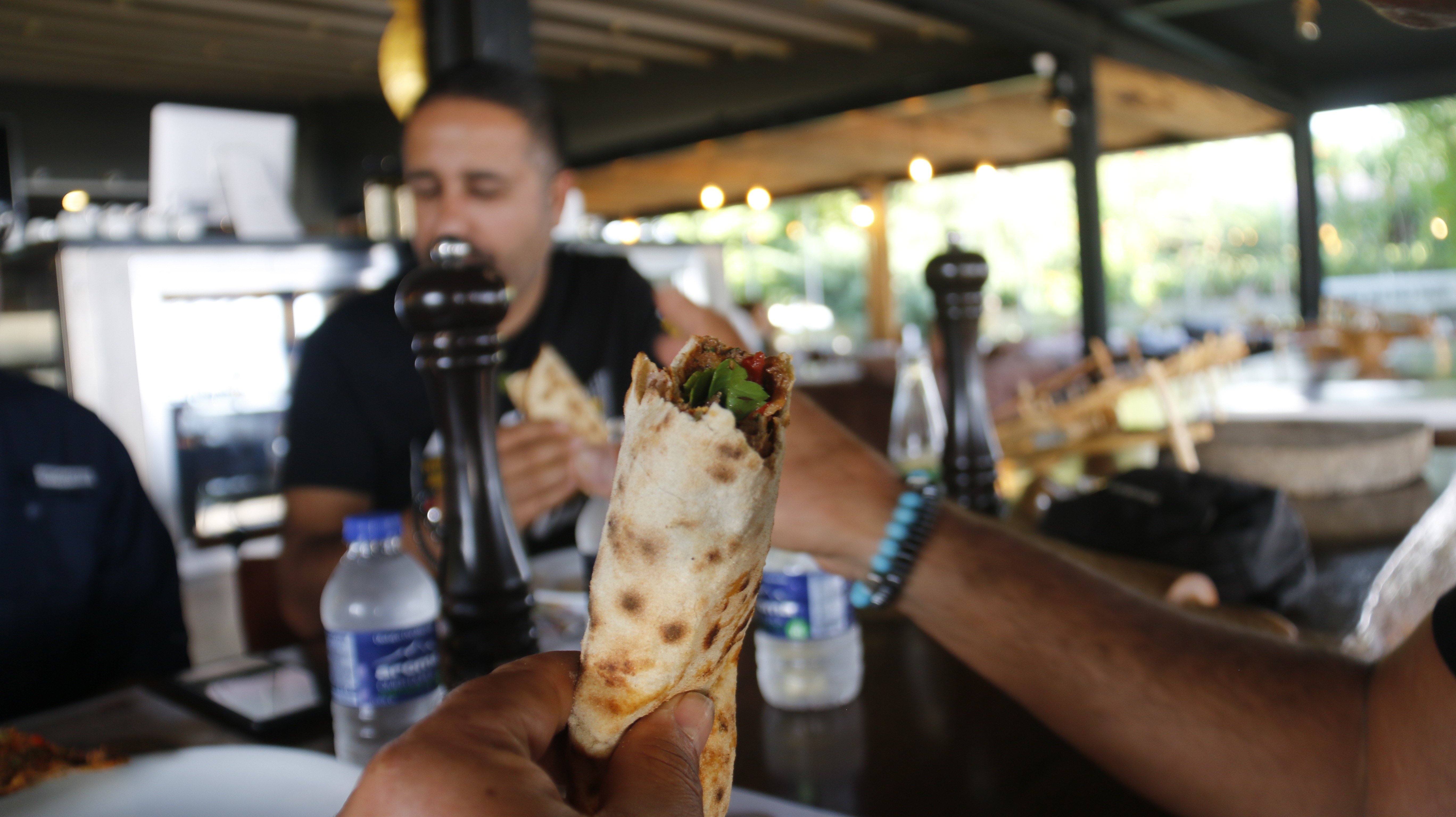 Kaz etinden lahmacuna büyük ilgi