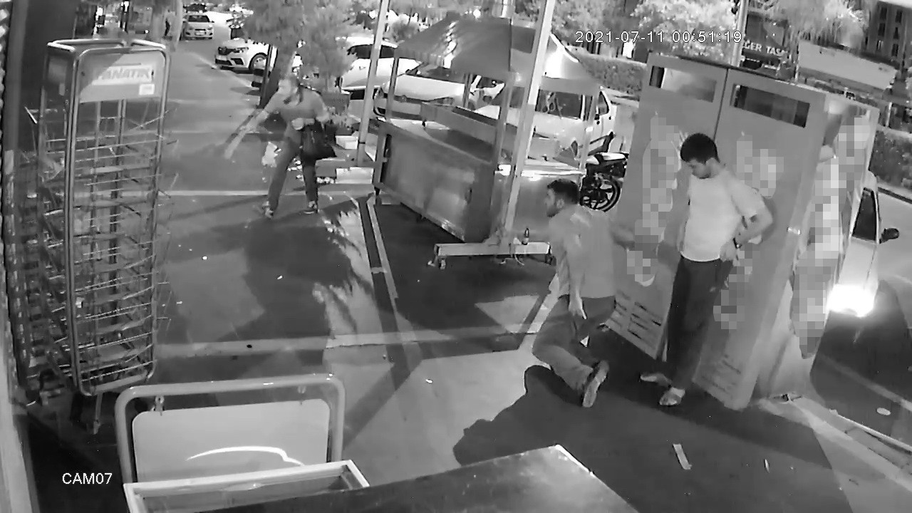 Restoranda dehşet anları